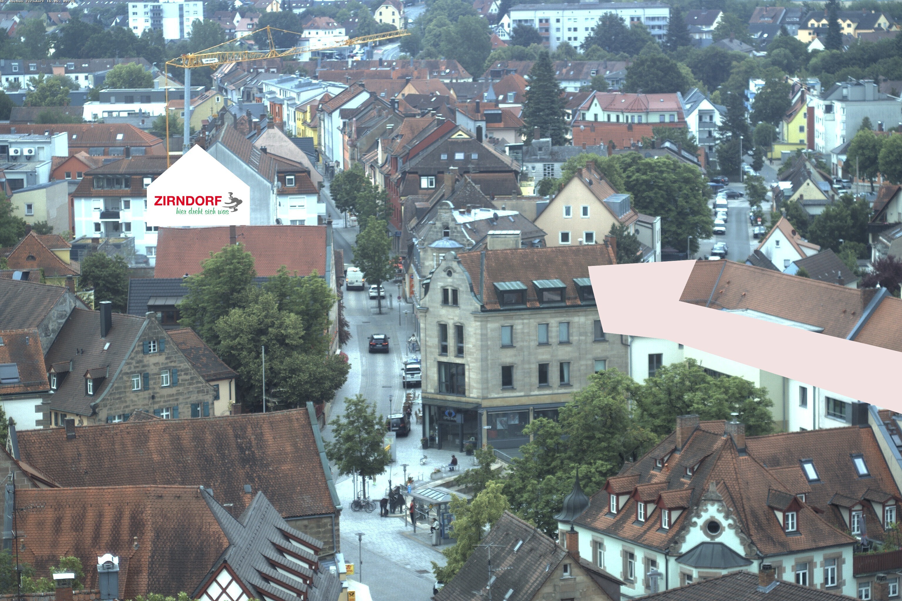 Archived image Webcam View of Zirndorf