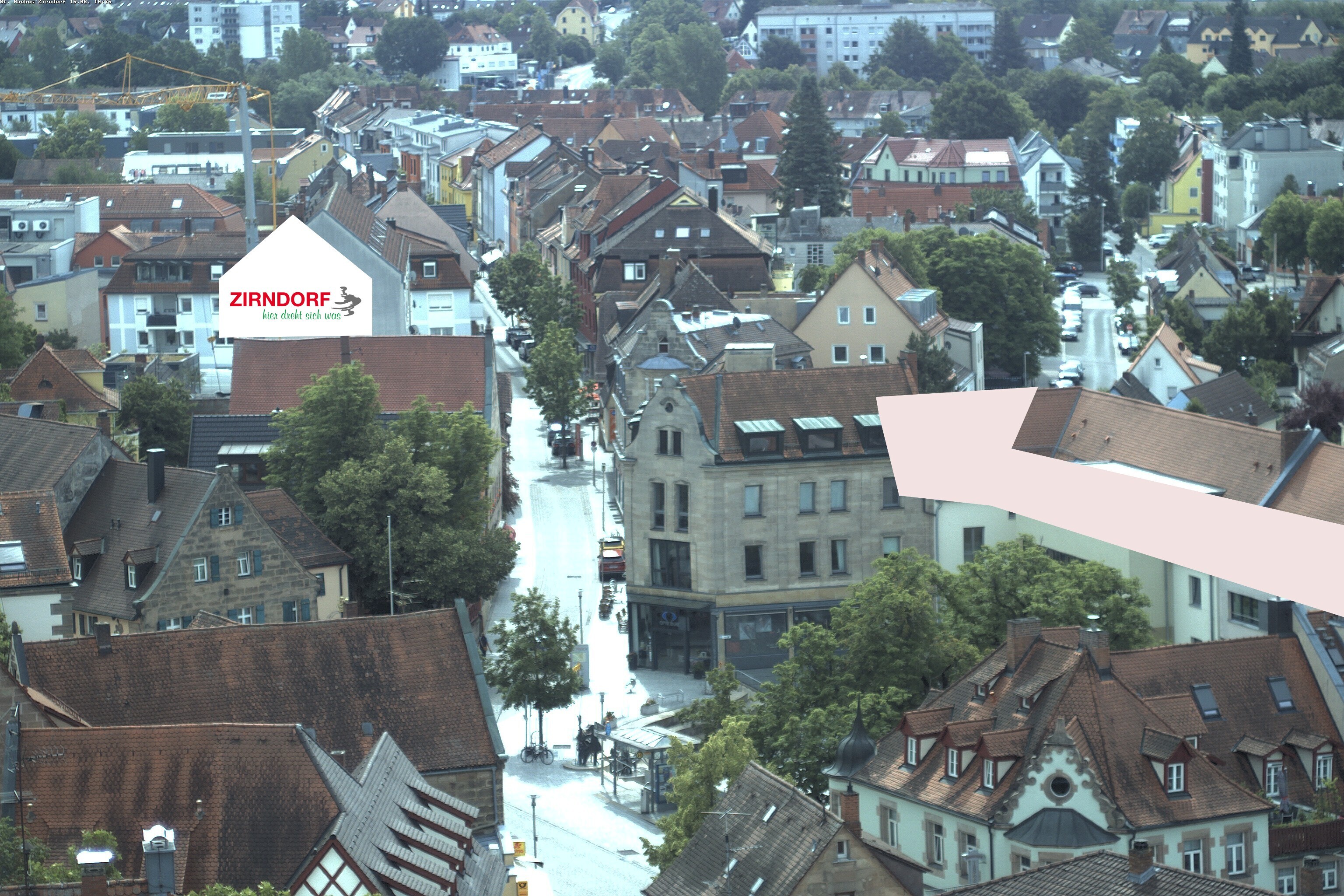 Archived image Webcam View of Zirndorf