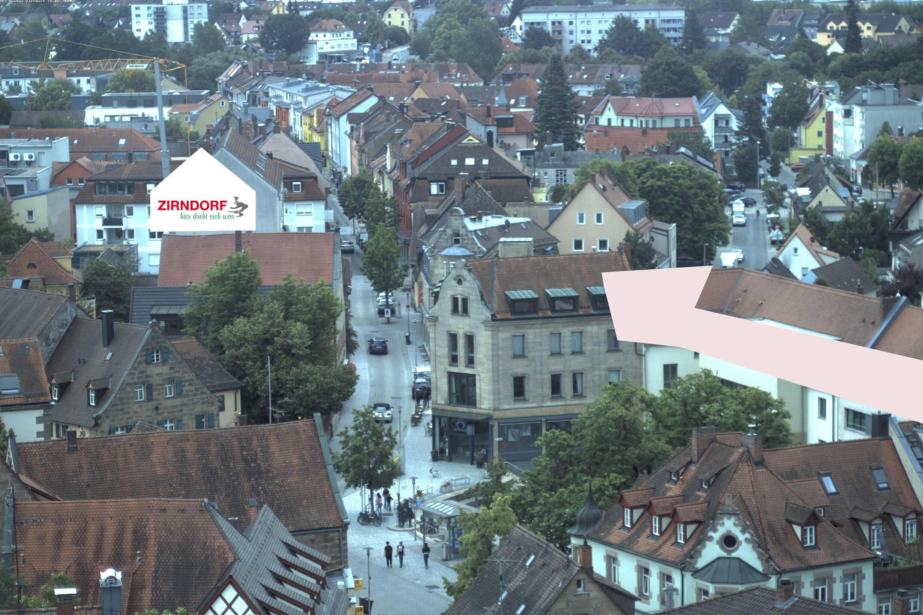 Archived image Webcam View of Zirndorf