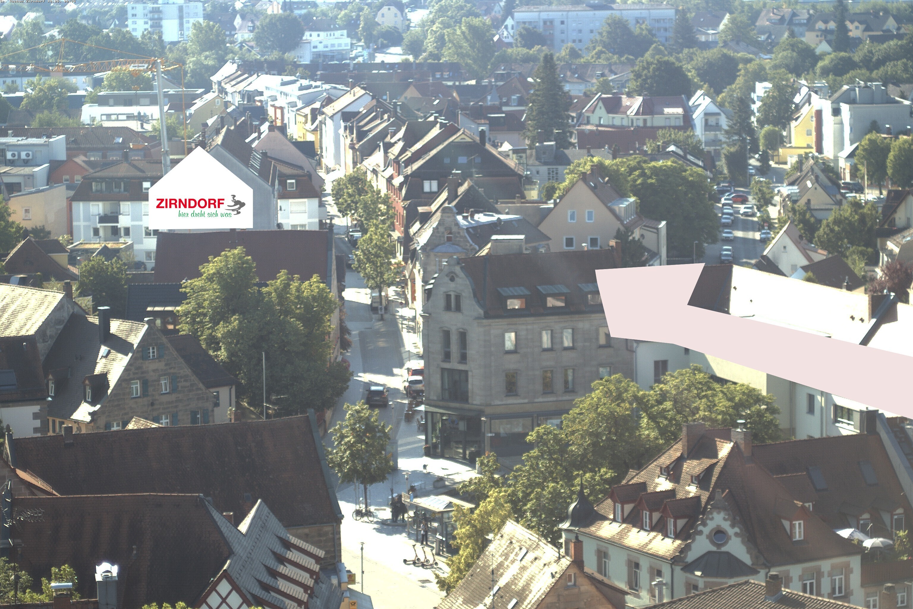 Archiv Foto Webcam Kirchturm Zirndorf