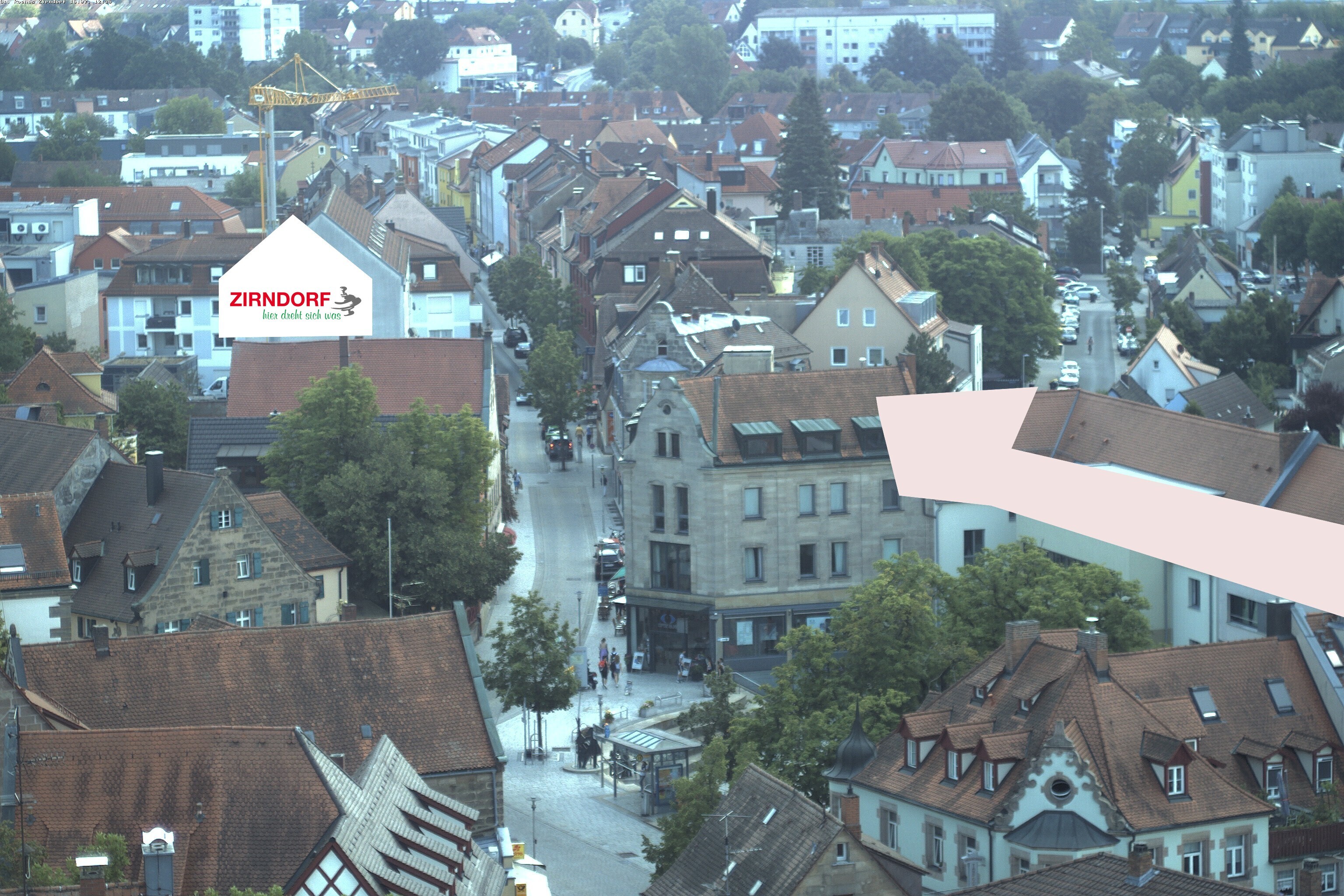 Archived image Webcam View of Zirndorf