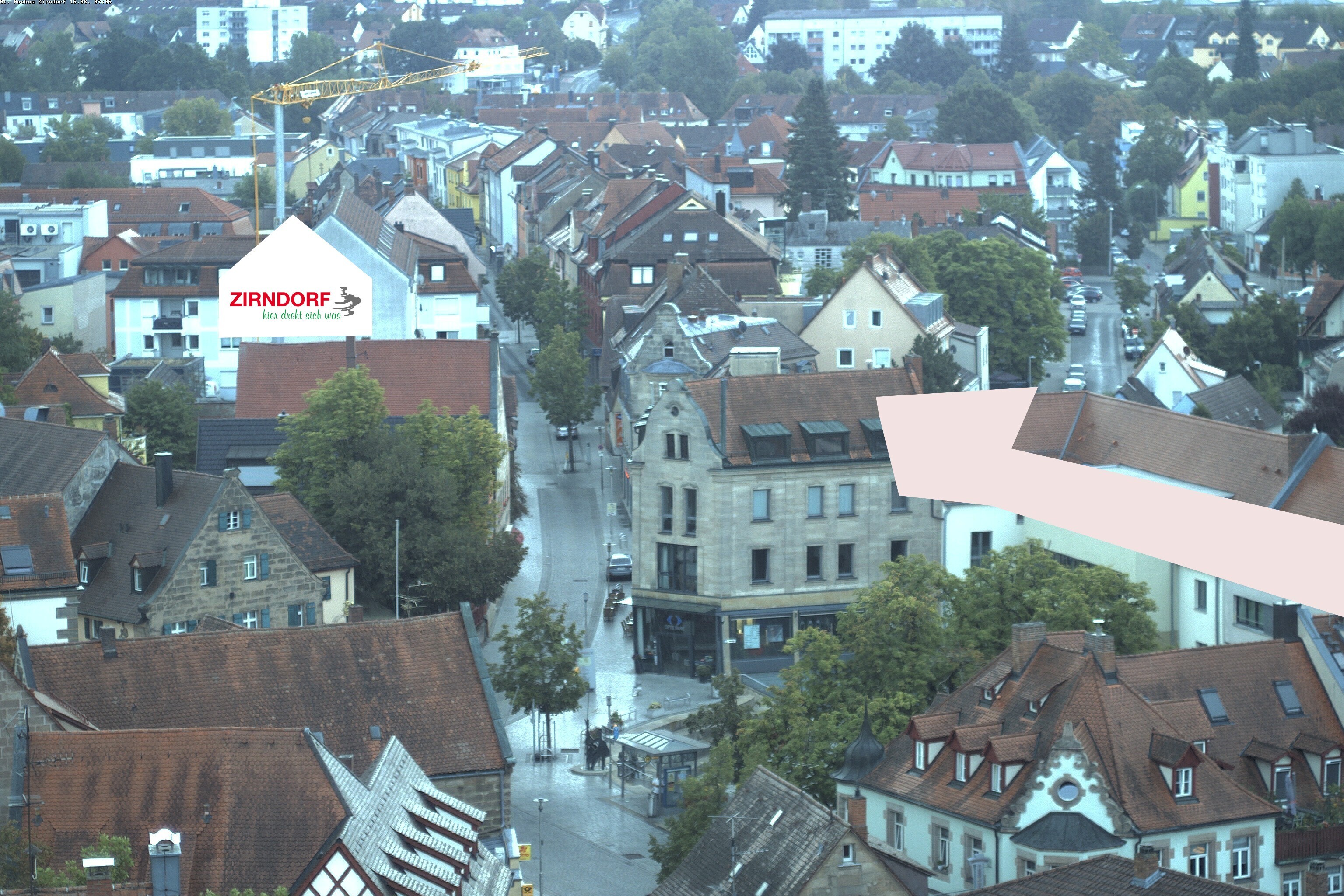 Archived image Webcam View of Zirndorf