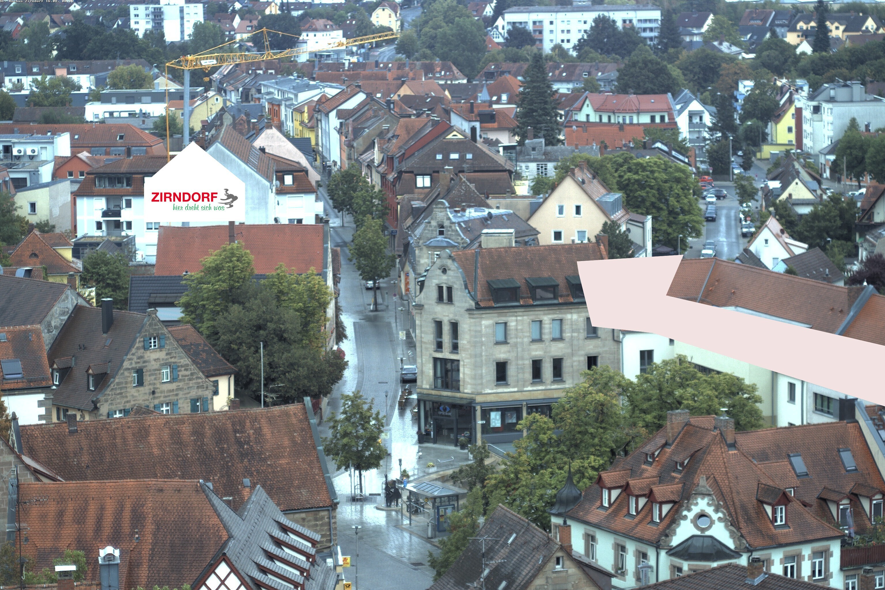 Archived image Webcam View of Zirndorf