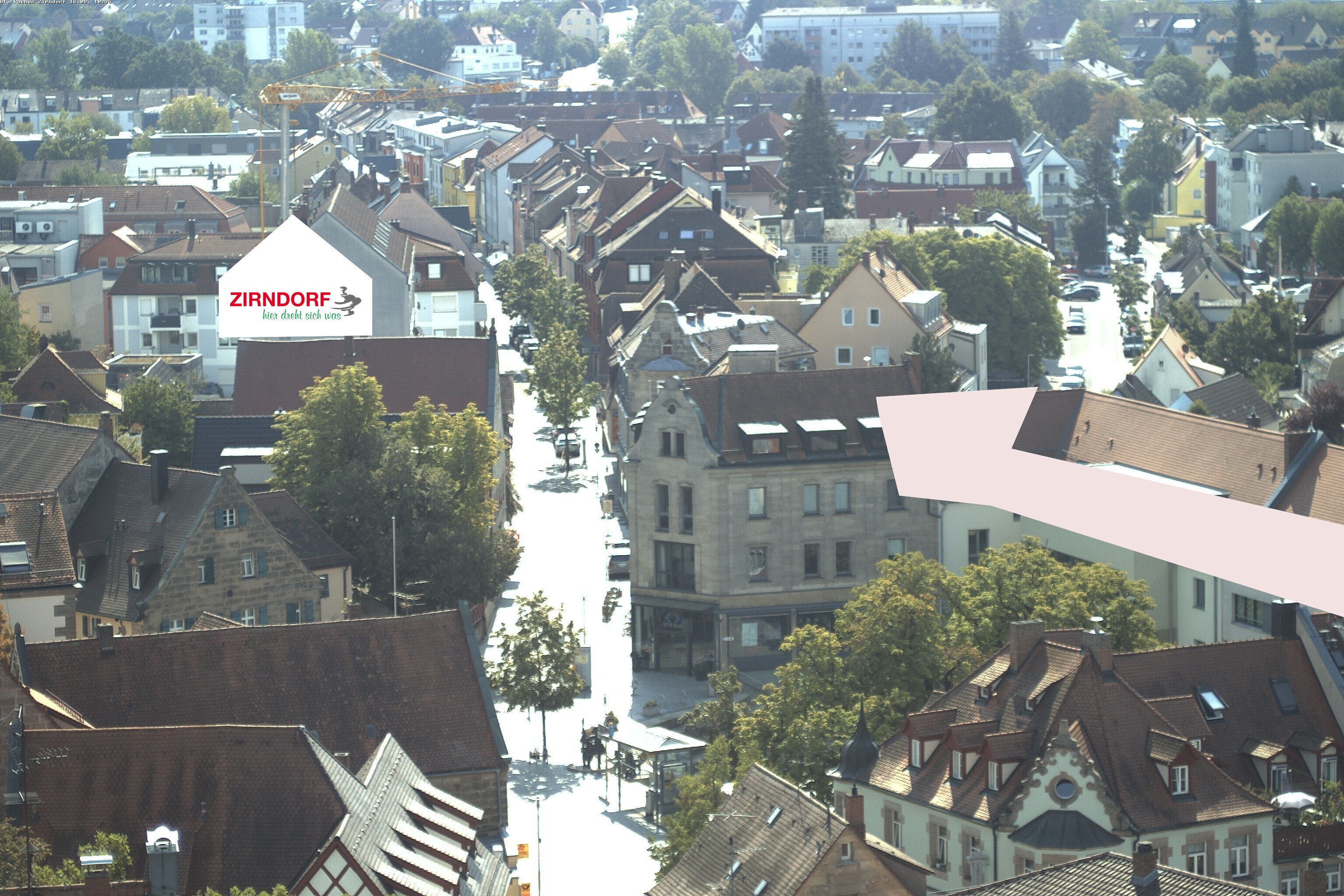 Archived image Webcam View of Zirndorf