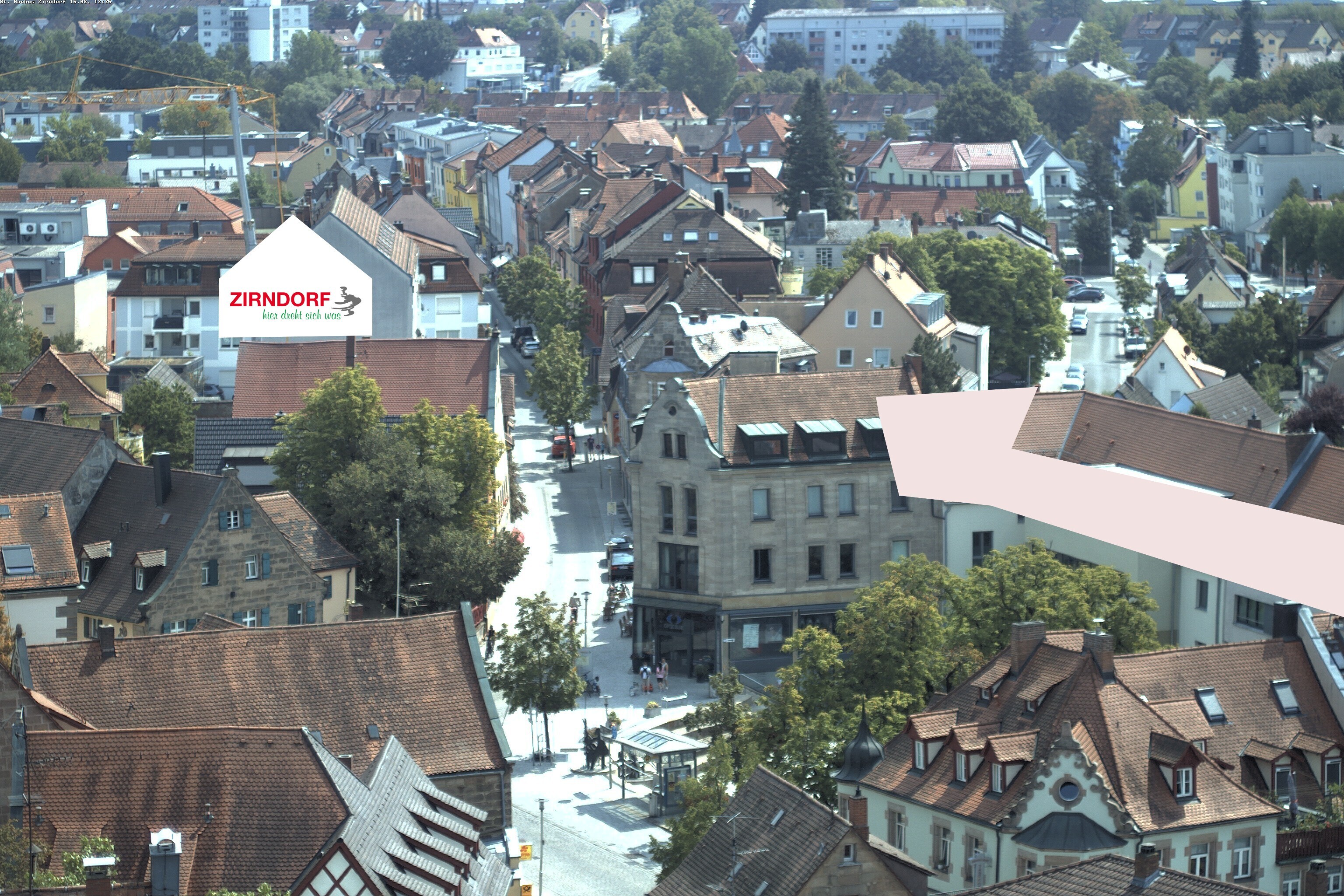 Archived image Webcam View of Zirndorf