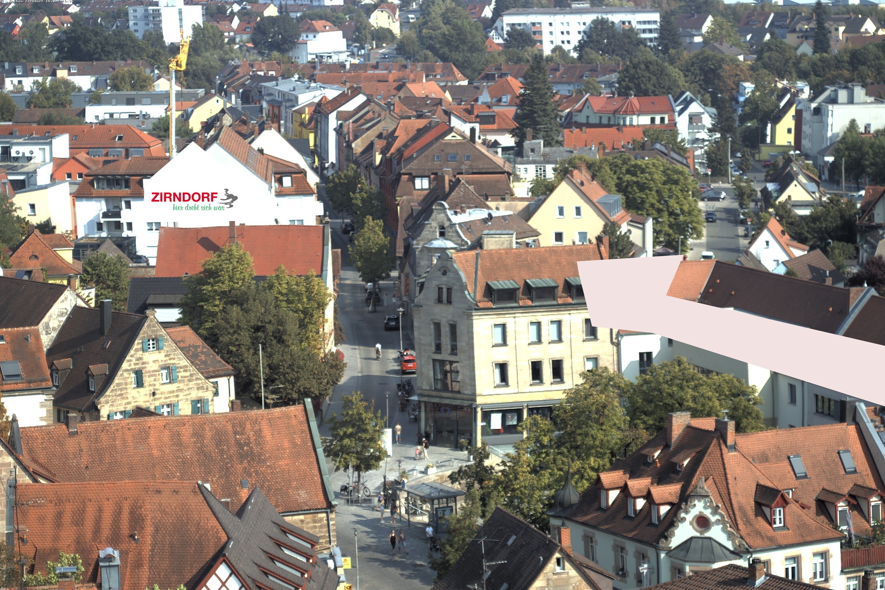 Archived image Webcam View of Zirndorf