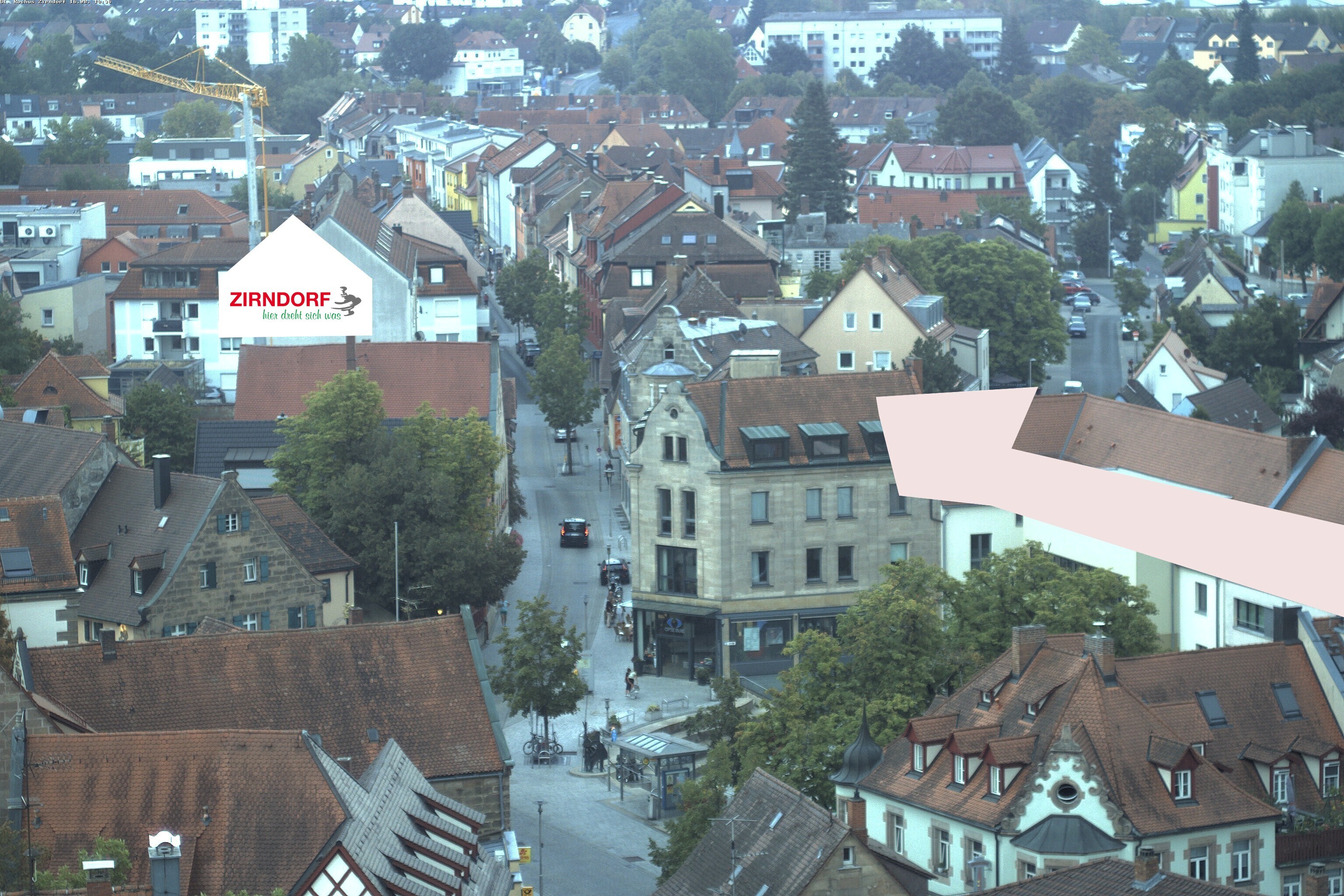 Archived image Webcam View of Zirndorf