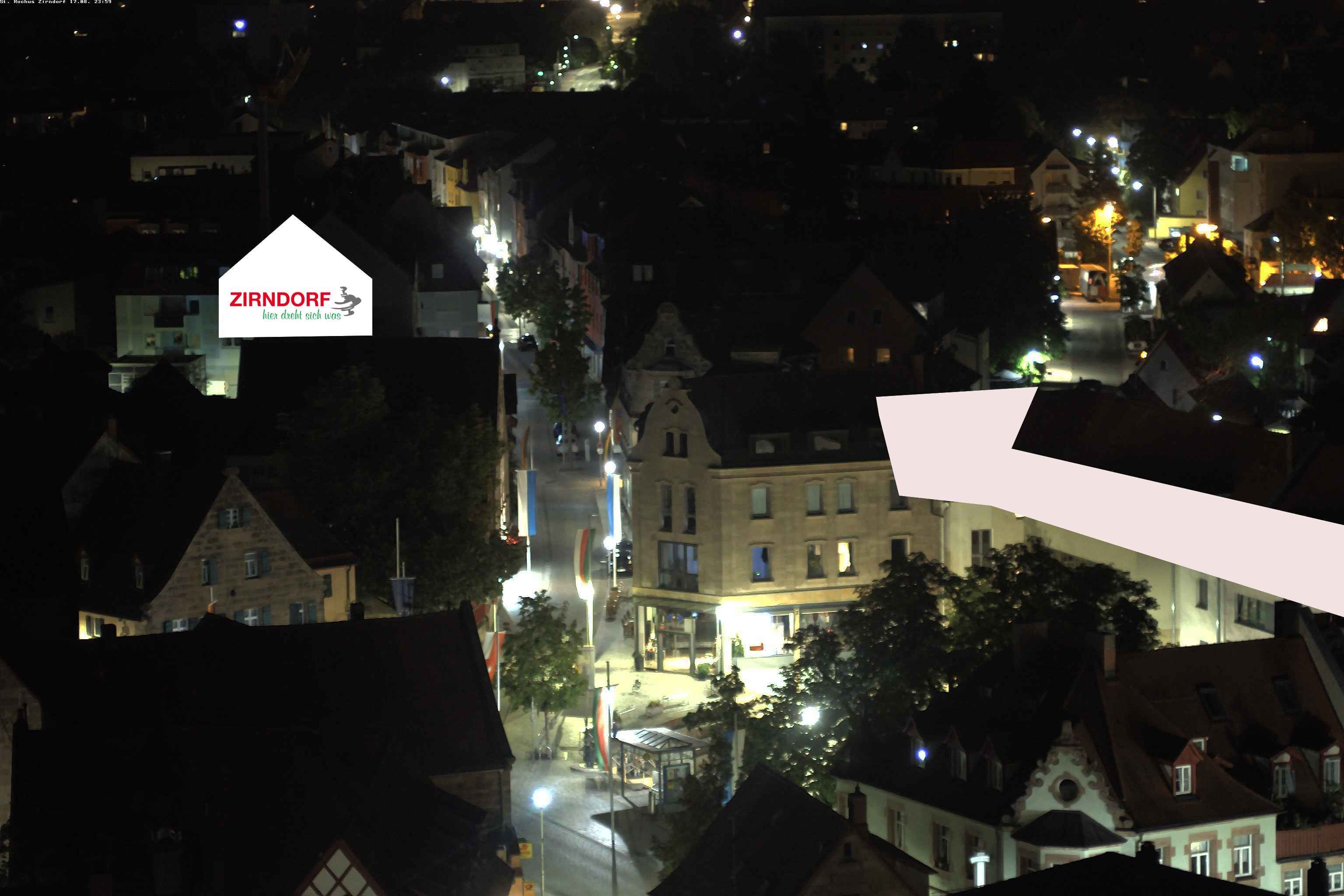 Archiv Foto Webcam Kirchturm Zirndorf
