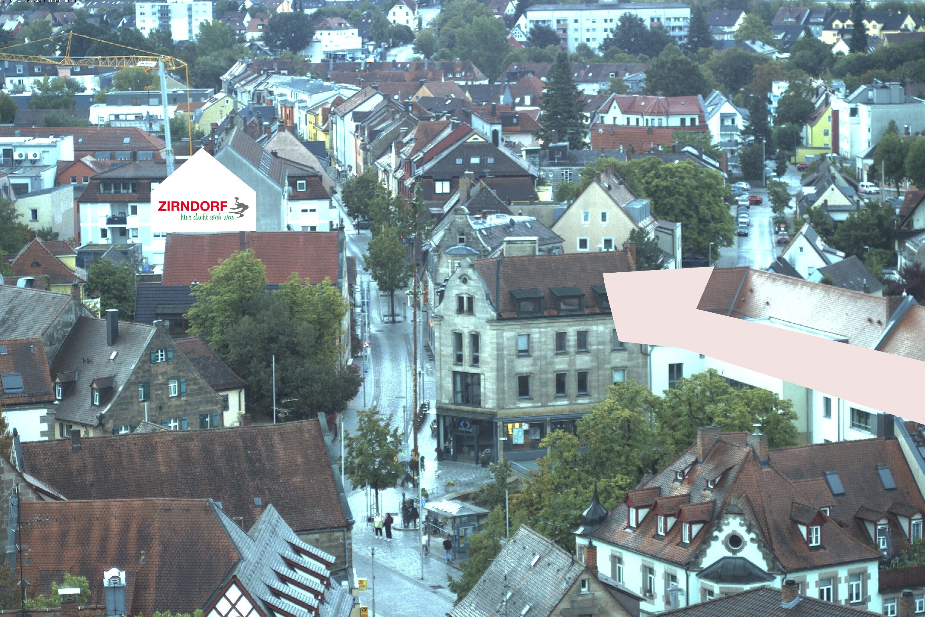 Archived image Webcam View of Zirndorf