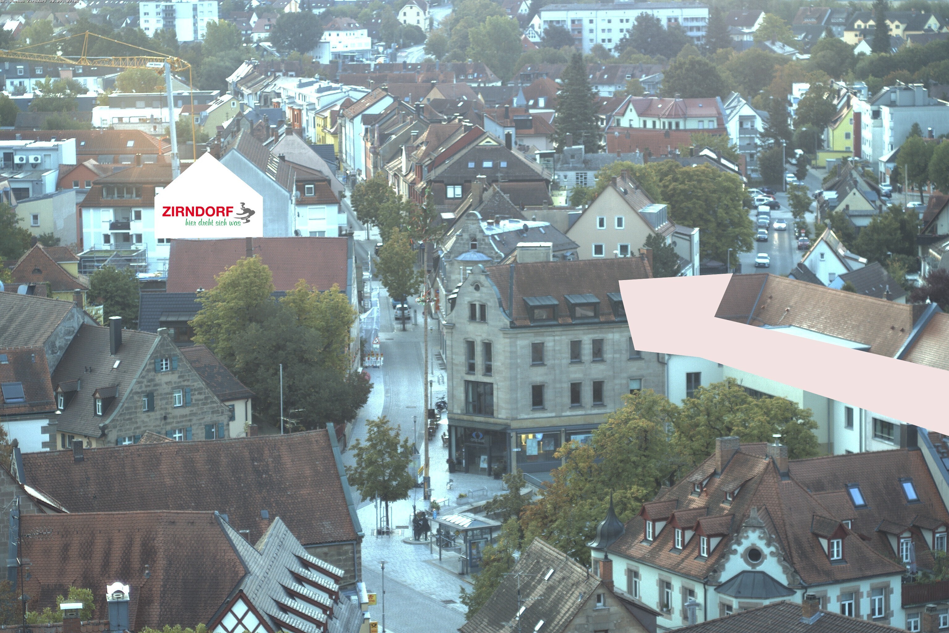 Archived image Webcam View of Zirndorf