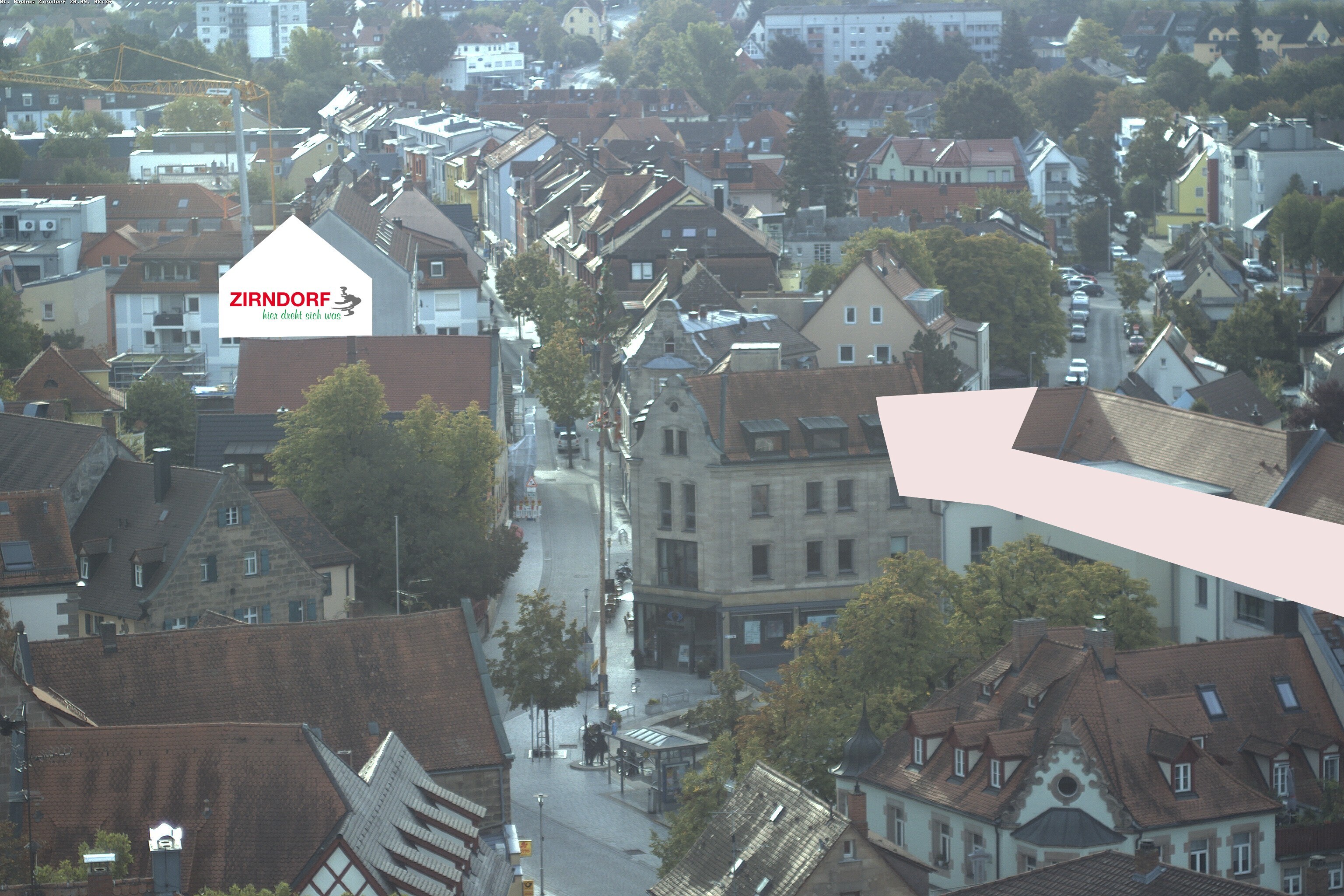 Archived image Webcam View of Zirndorf