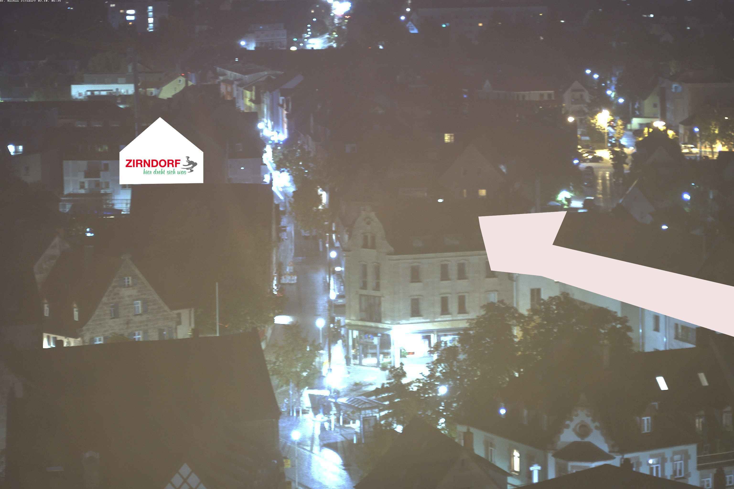 Archiv Foto Webcam Kirchturm Zirndorf