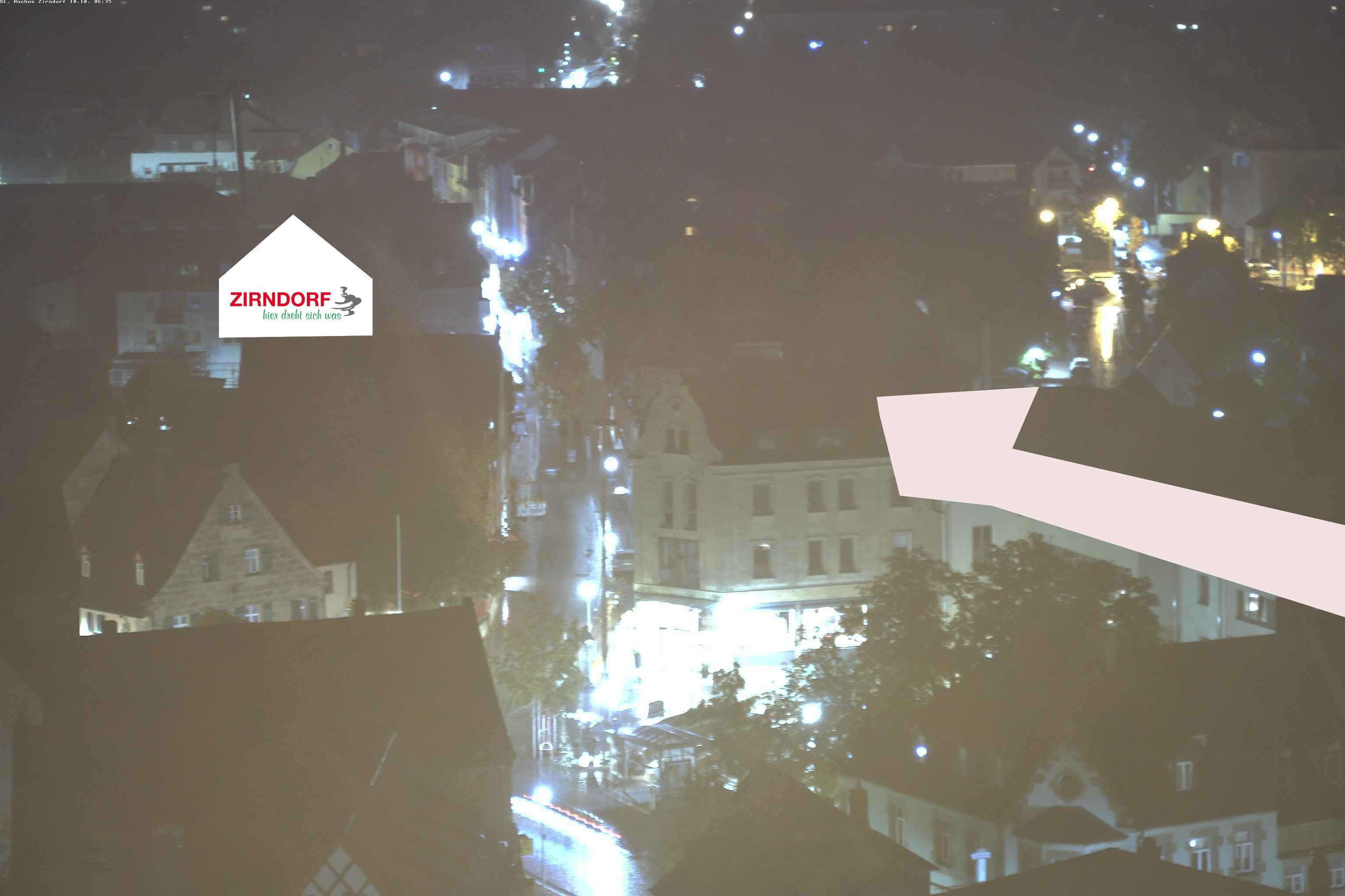Archiv Foto Webcam Kirchturm Zirndorf
