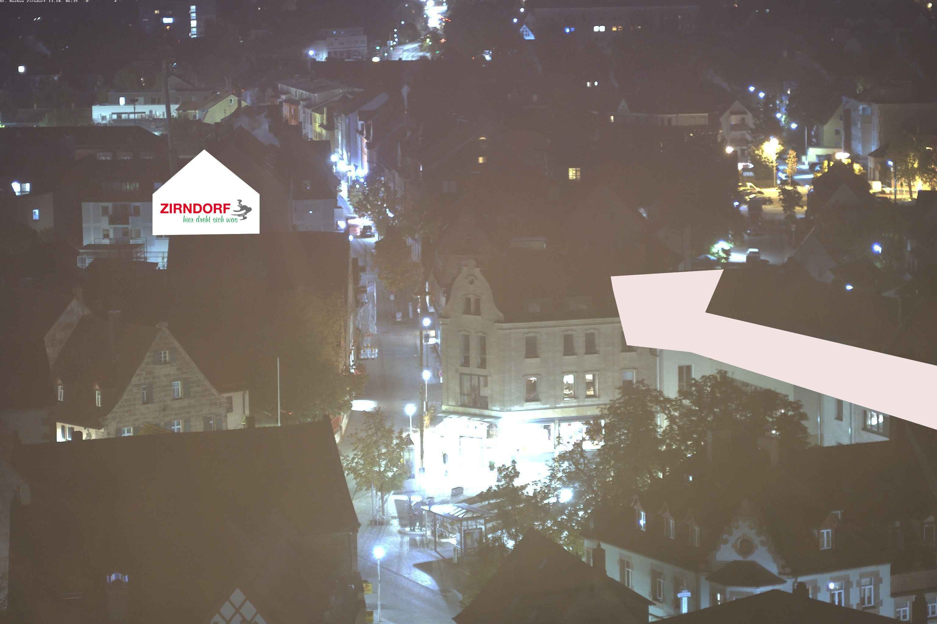 Archiv Foto Webcam Kirchturm Zirndorf