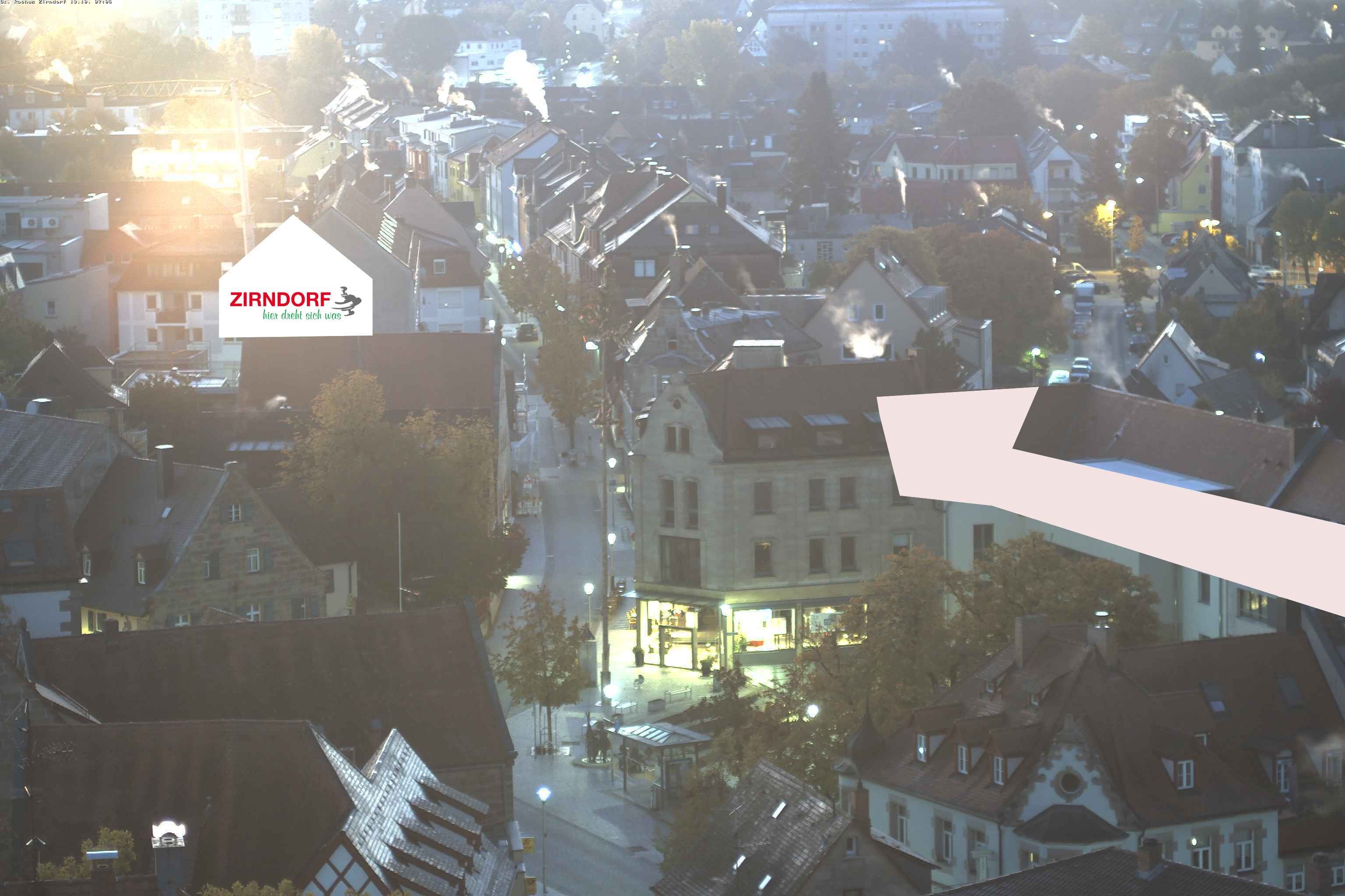 Archiv Foto Webcam Kirchturm Zirndorf