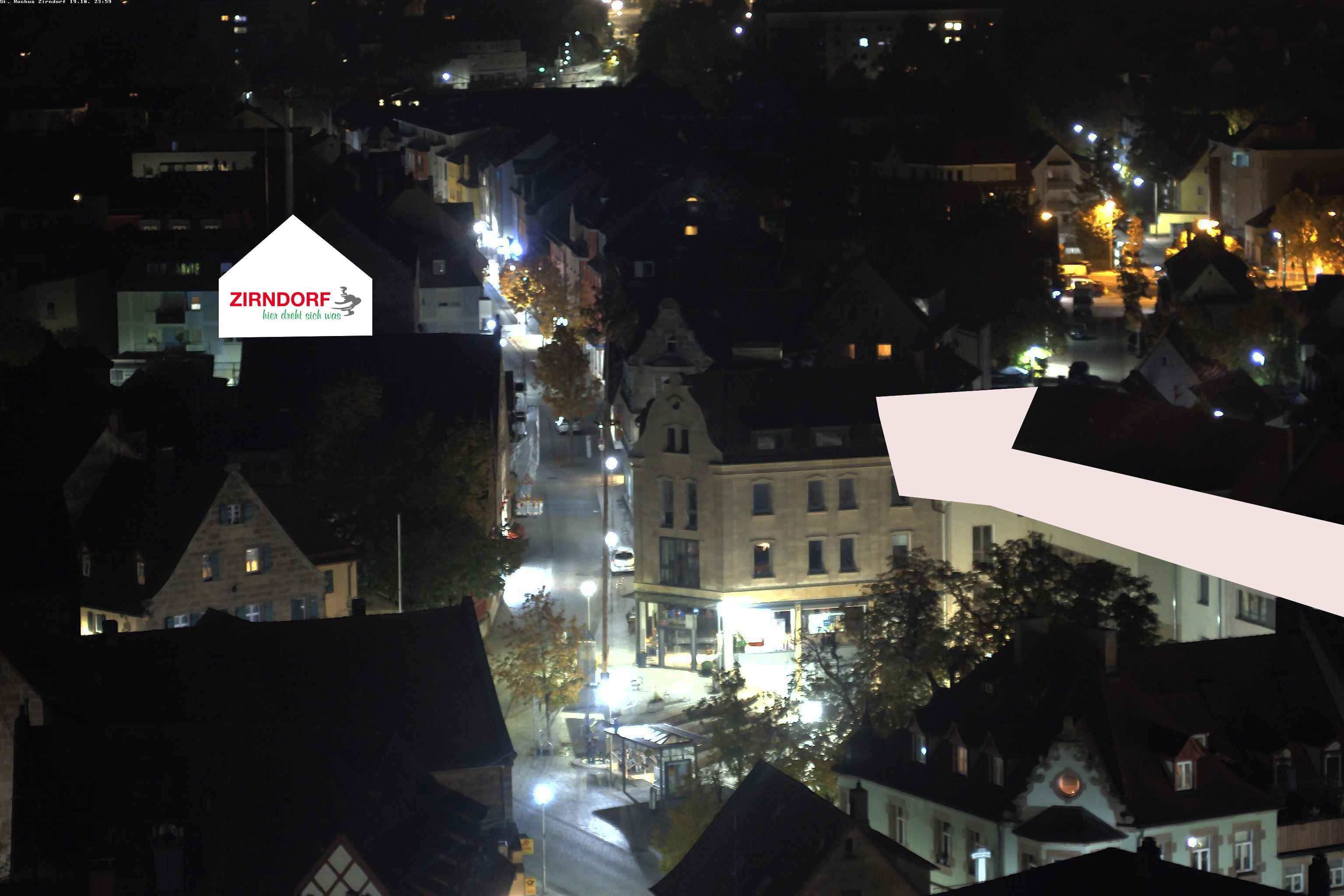 Archiv Foto Webcam Kirchturm Zirndorf