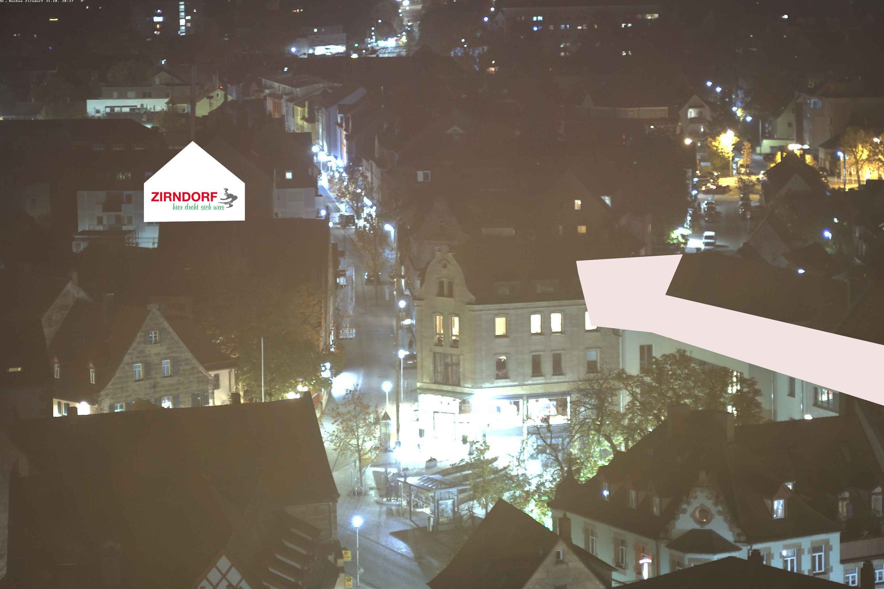 Archiv Foto Webcam Kirchturm Zirndorf