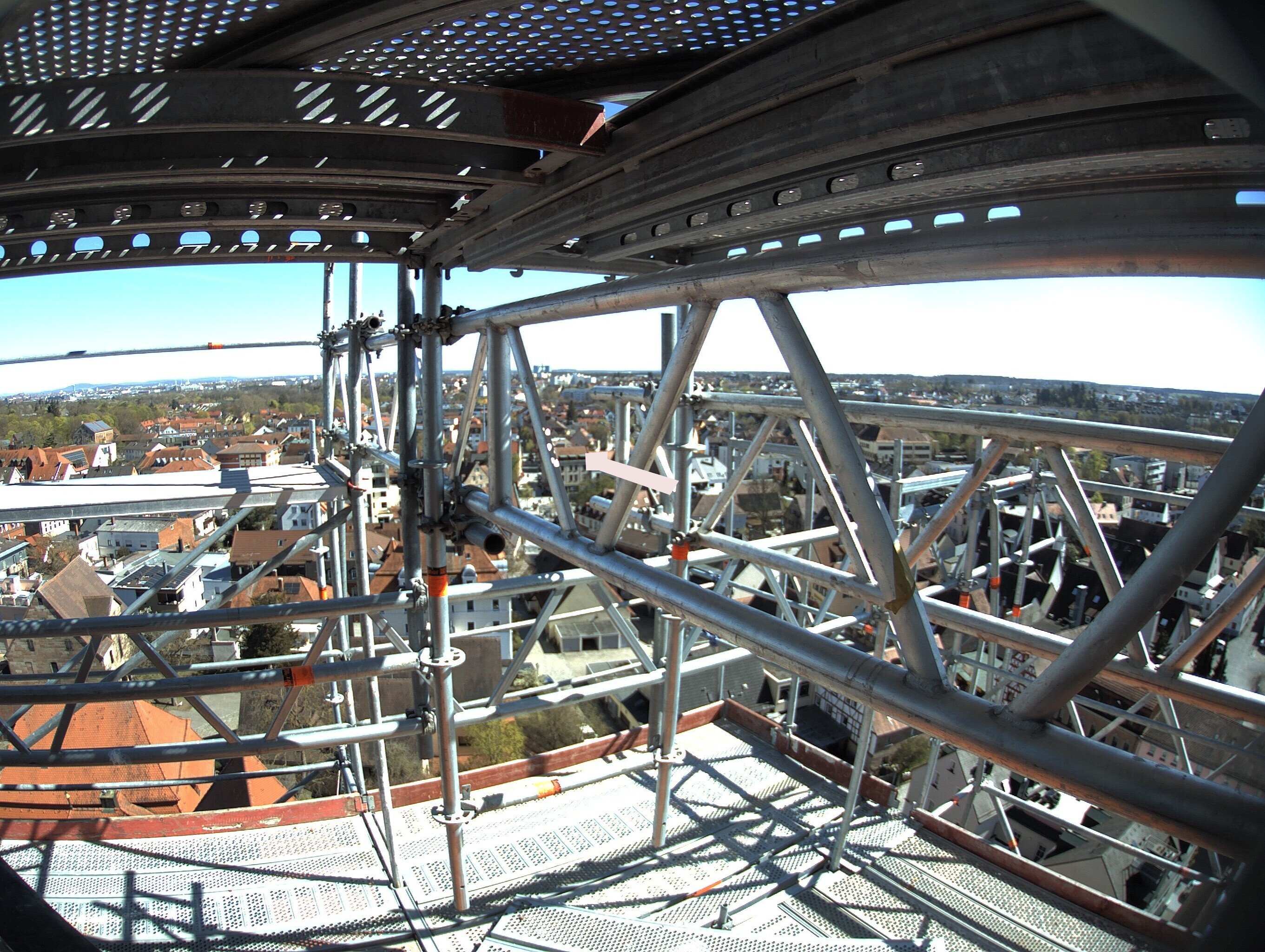 Archiv Foto Webcam Blick auf den Marktplatz von Zirndorf