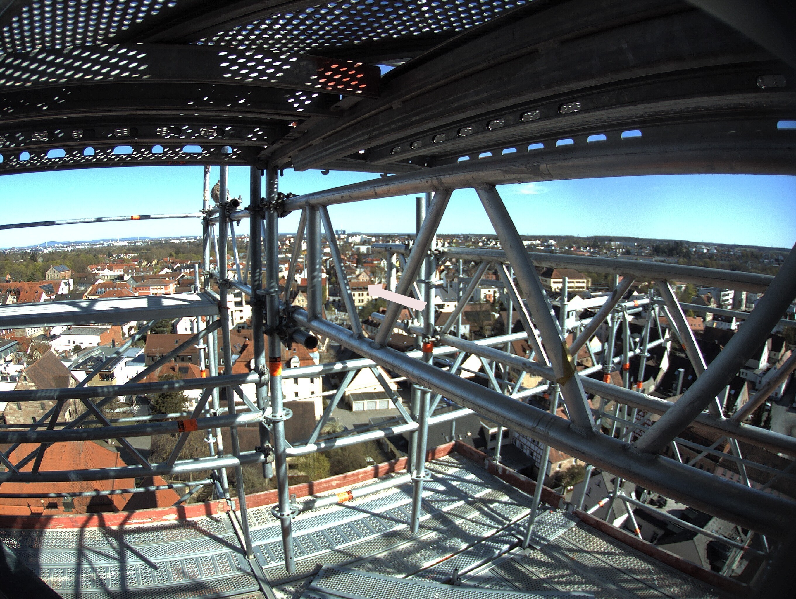 Archiv Foto Webcam Blick auf den Marktplatz von Zirndorf