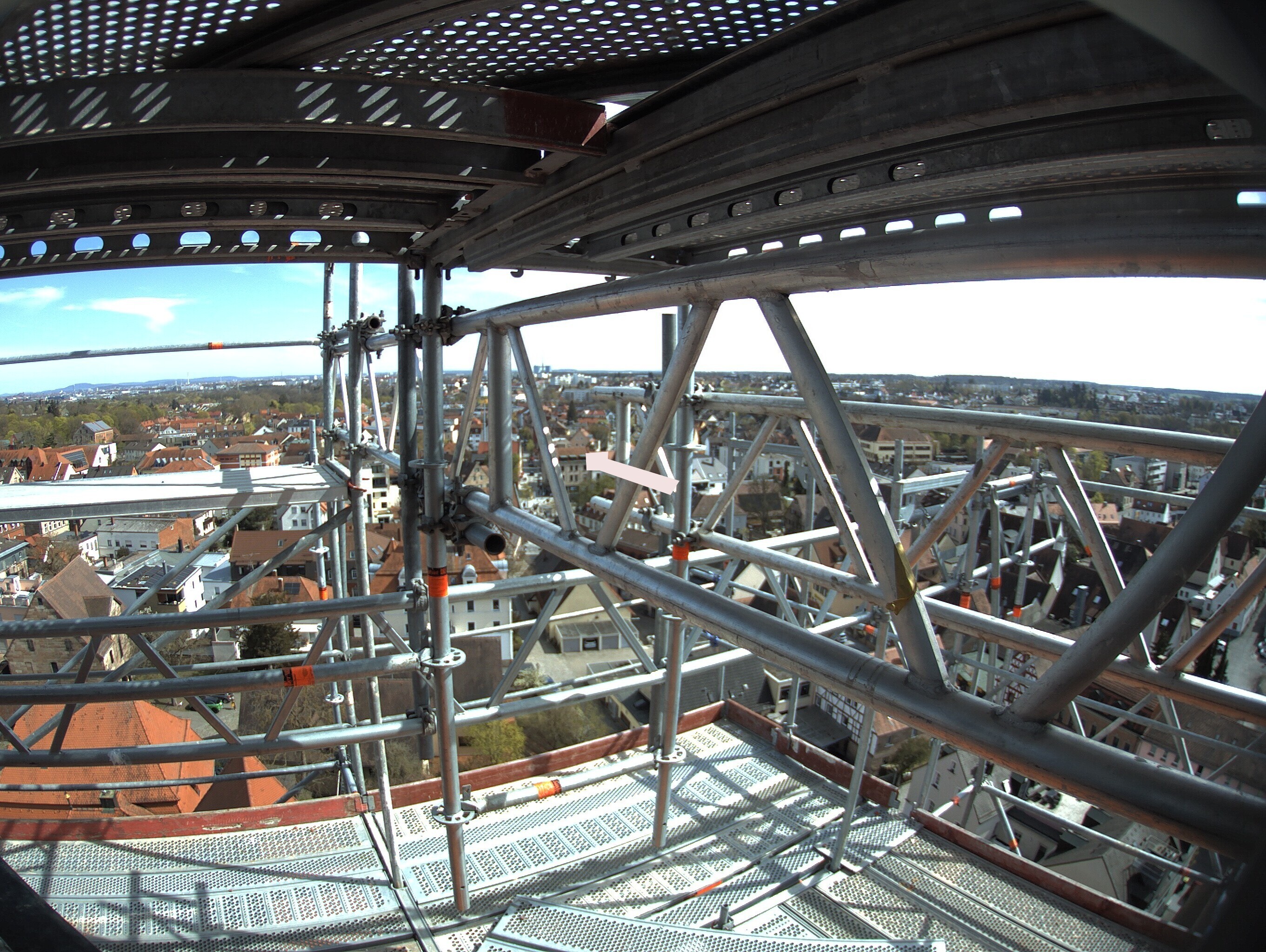 Archiv Foto Webcam Blick auf den Marktplatz von Zirndorf