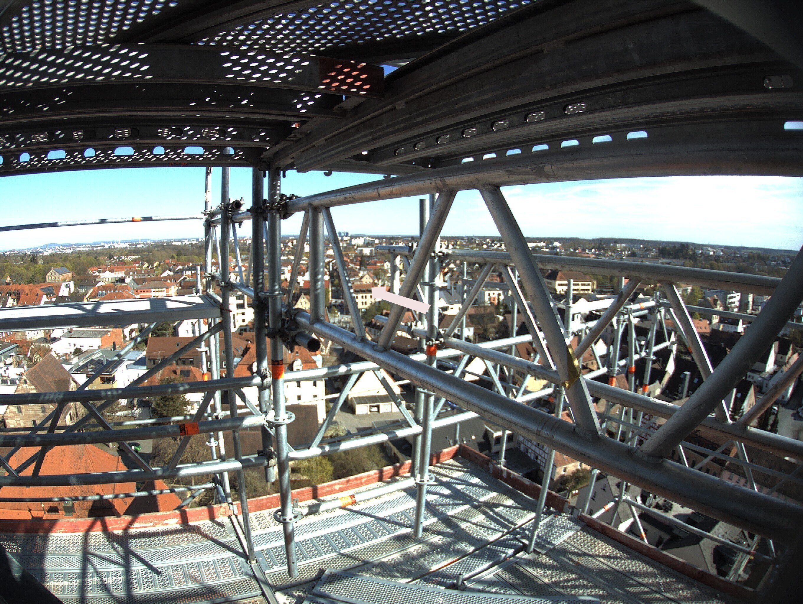 Archiv Foto Webcam Blick auf den Marktplatz von Zirndorf