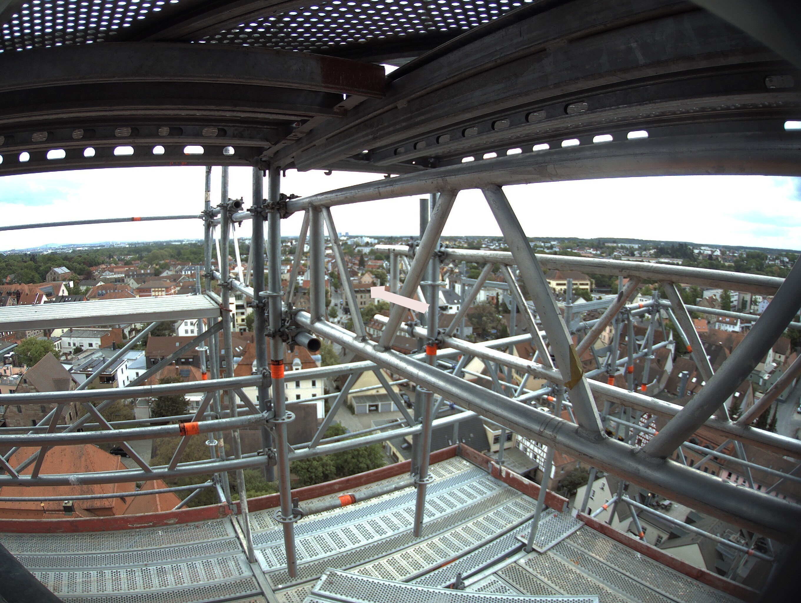 Archiv Foto Webcam Blick auf den Marktplatz von Zirndorf