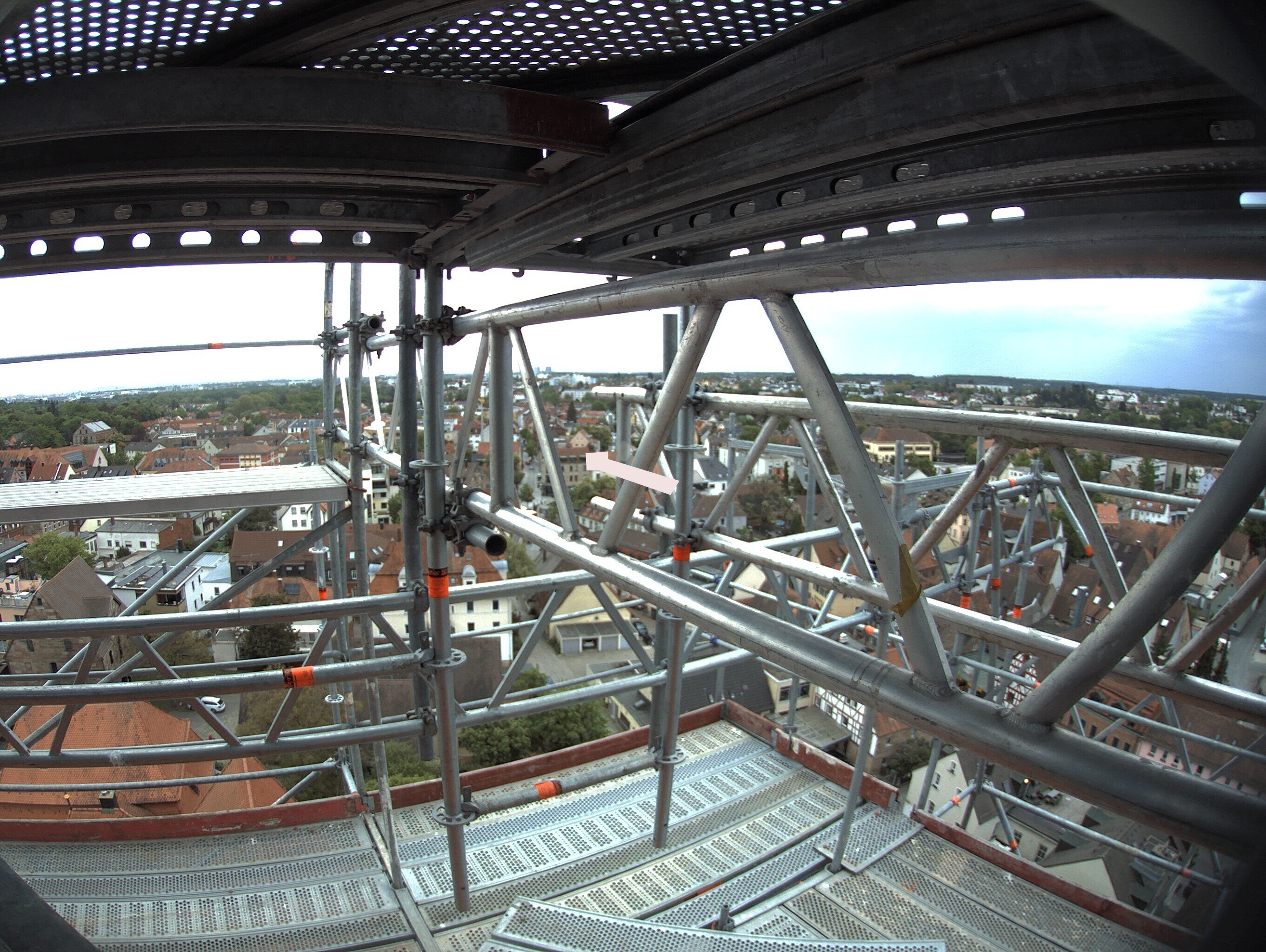 Archiv Foto Webcam Blick auf den Marktplatz von Zirndorf