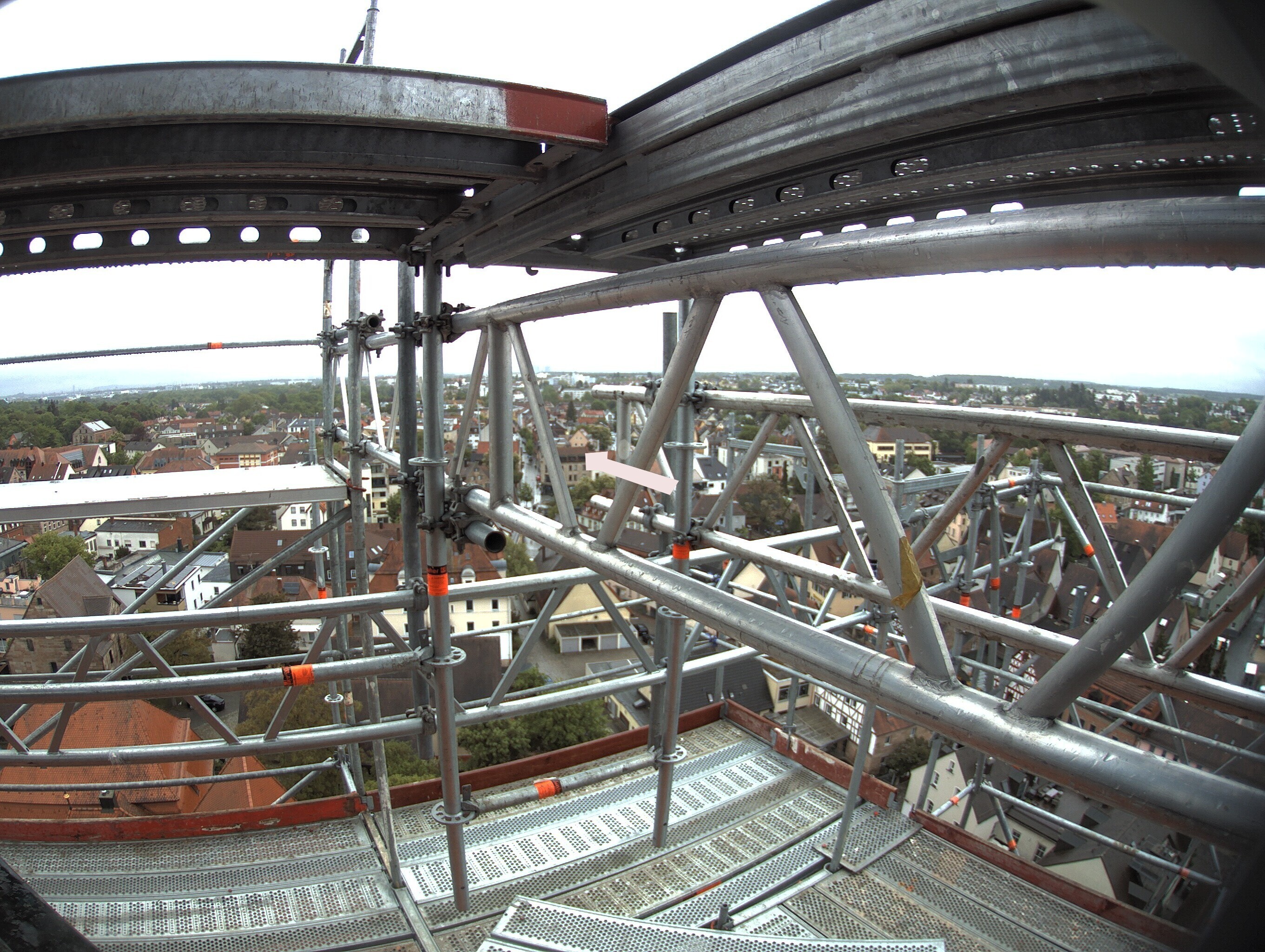 Archiv Foto Webcam Blick auf den Marktplatz von Zirndorf
