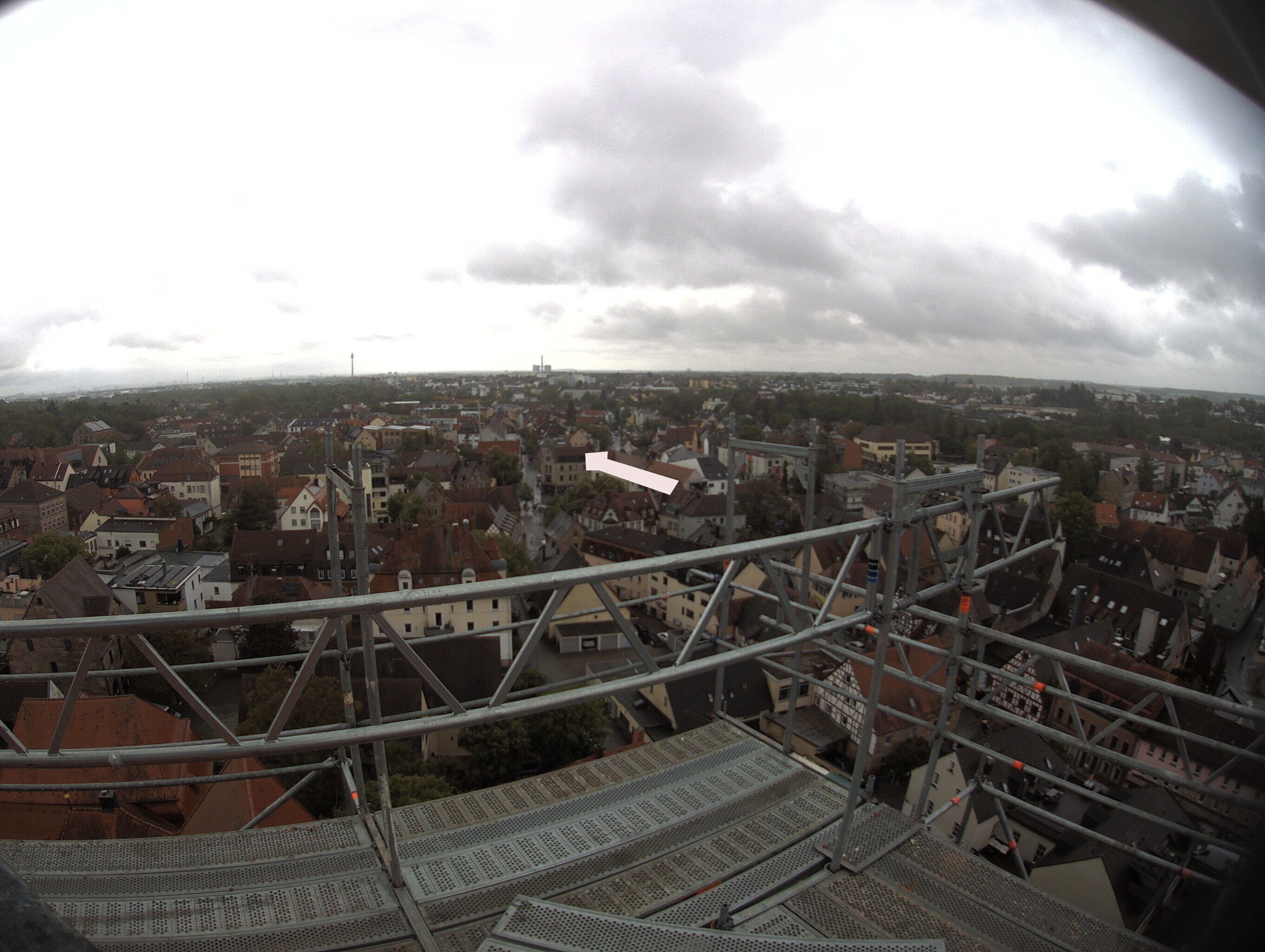 Archiv Foto Webcam Blick auf den Marktplatz von Zirndorf