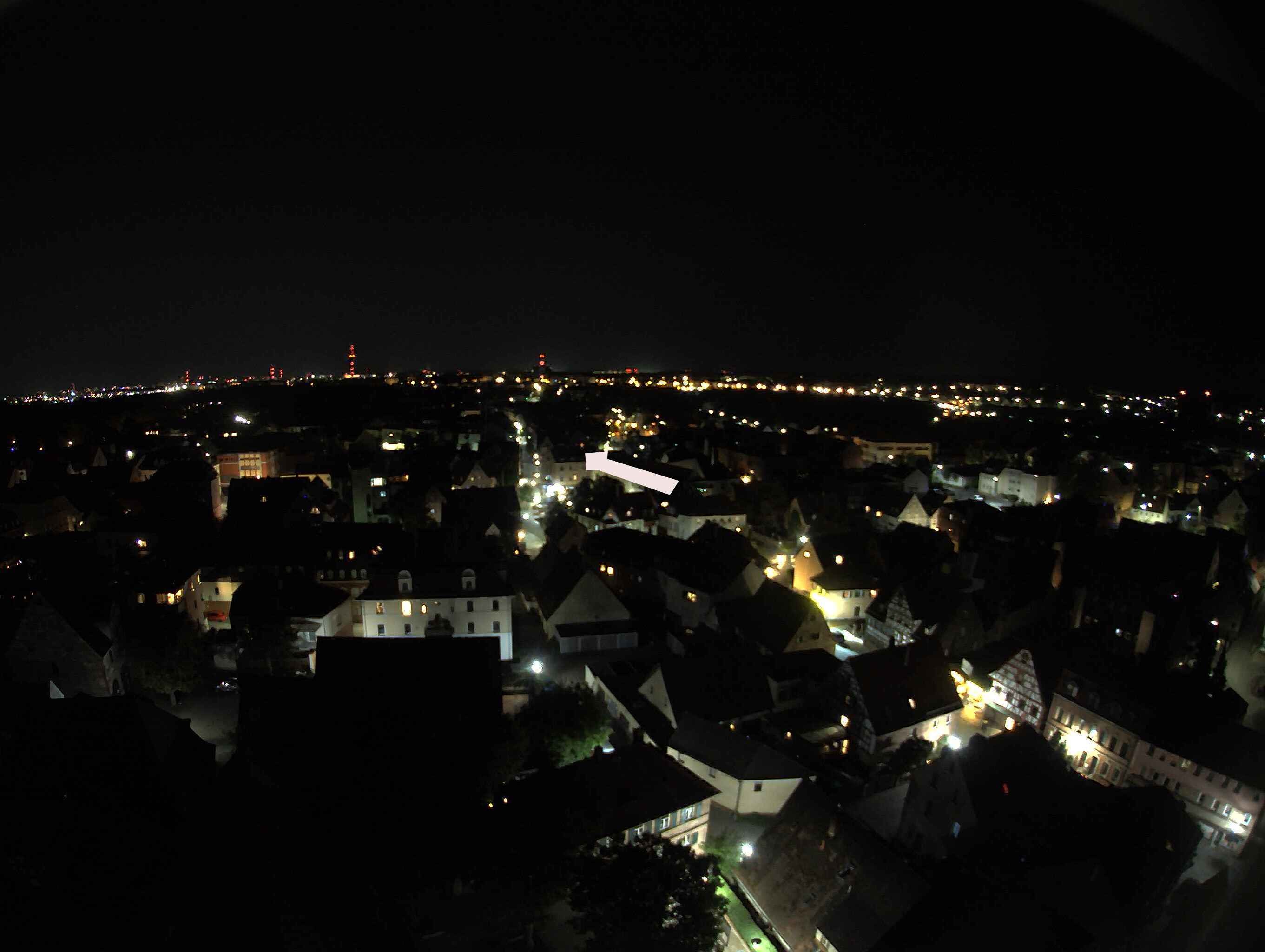 Archiv Foto Webcam Blick auf den Marktplatz von Zirndorf