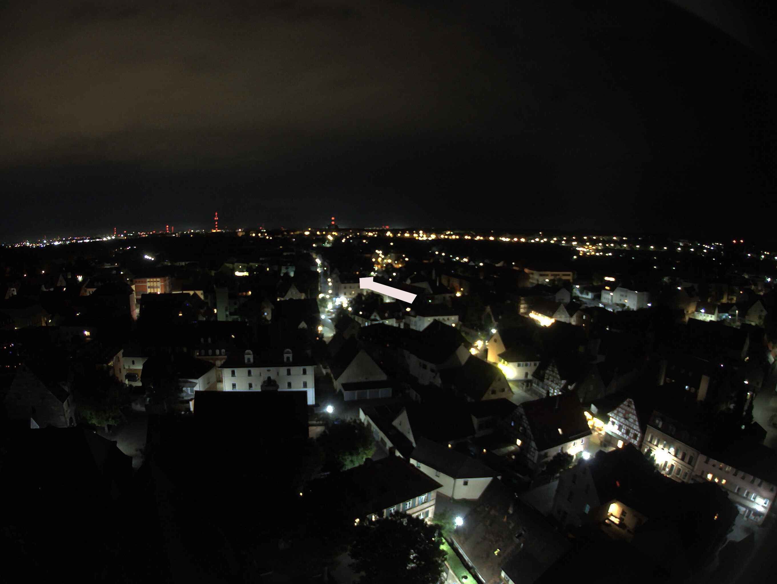 Archiv Foto Webcam Blick auf den Marktplatz von Zirndorf