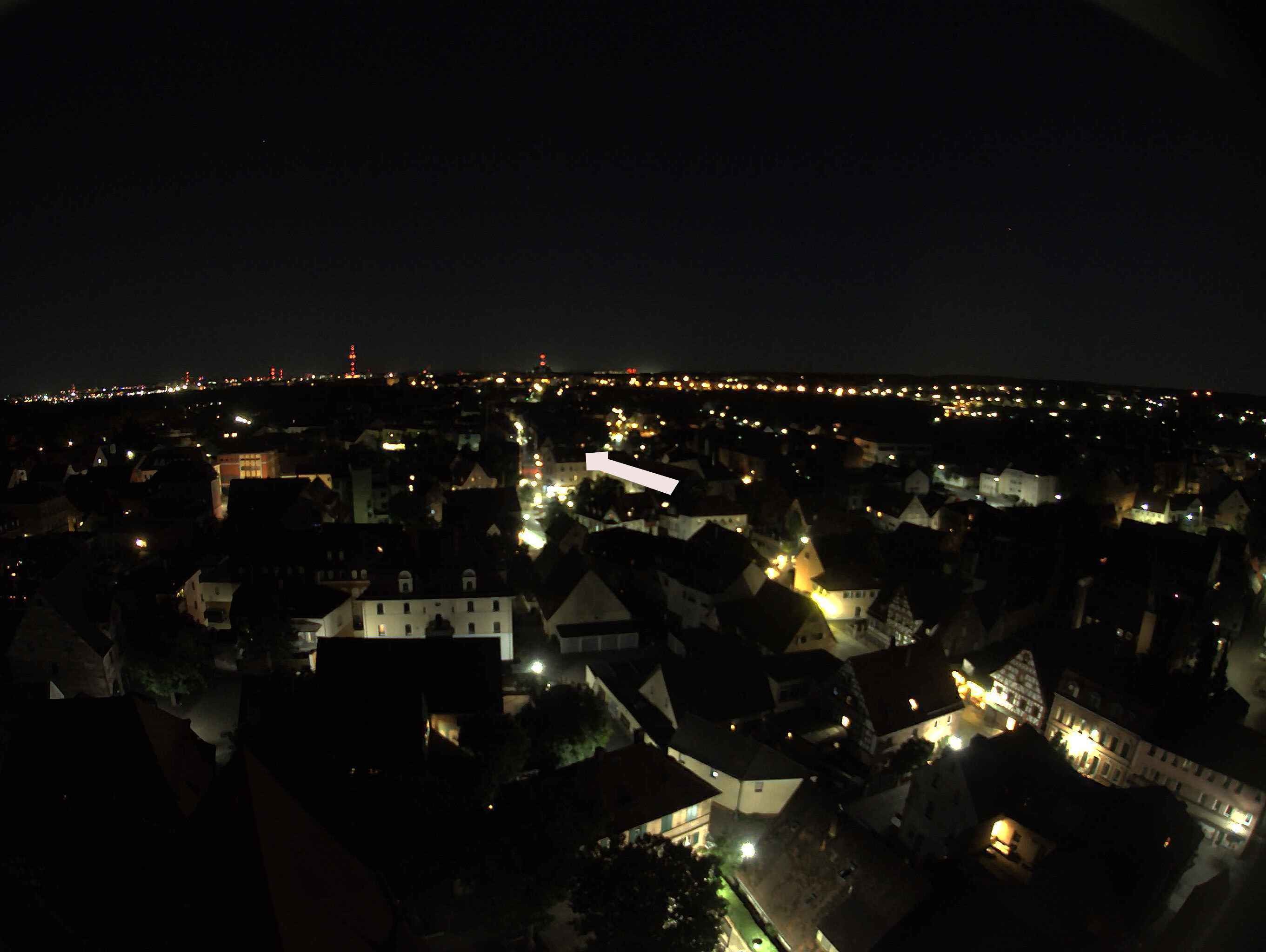 Archiv Foto Webcam Blick auf den Marktplatz von Zirndorf
