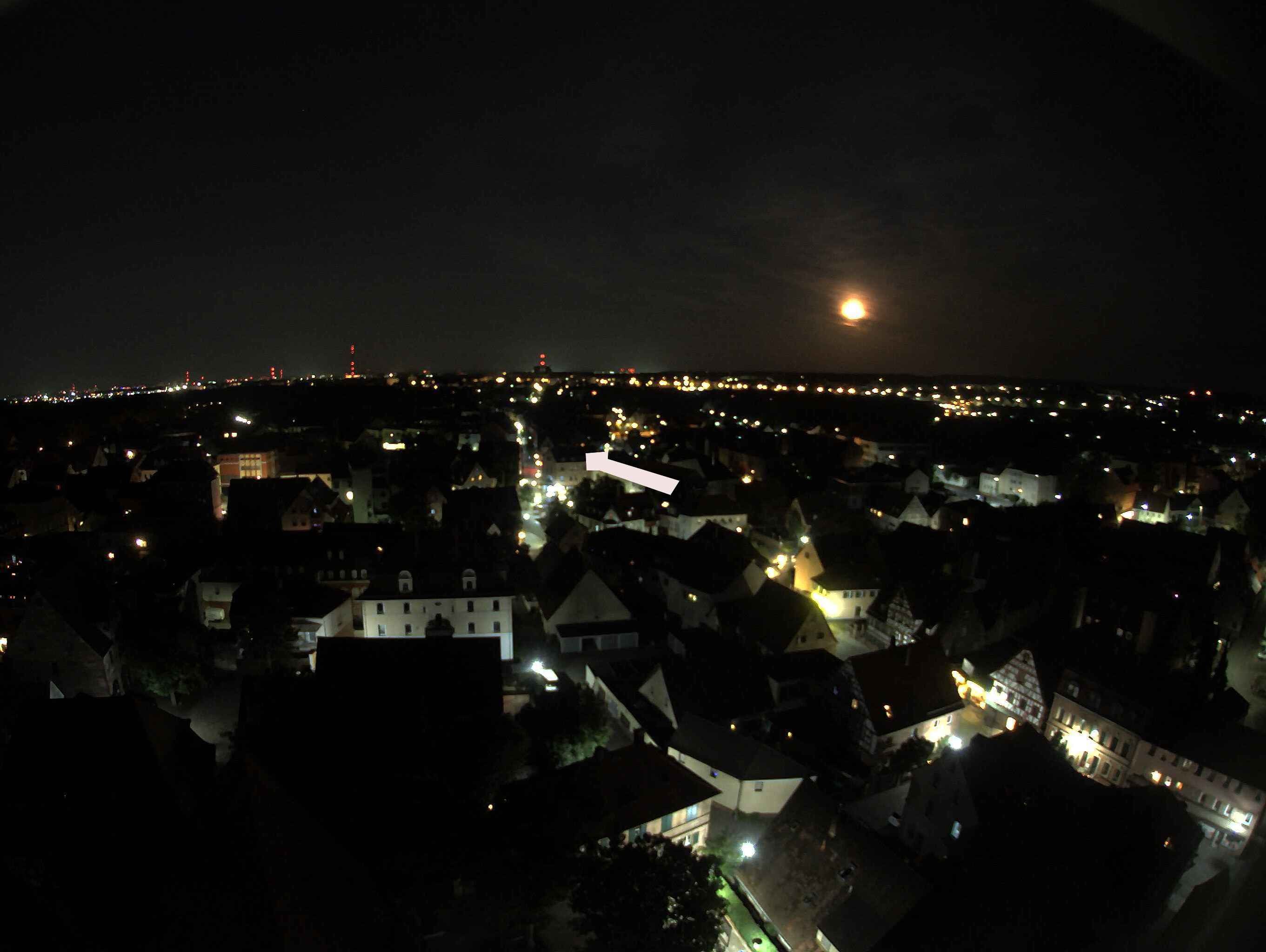Archiv Foto Webcam Blick auf den Marktplatz von Zirndorf