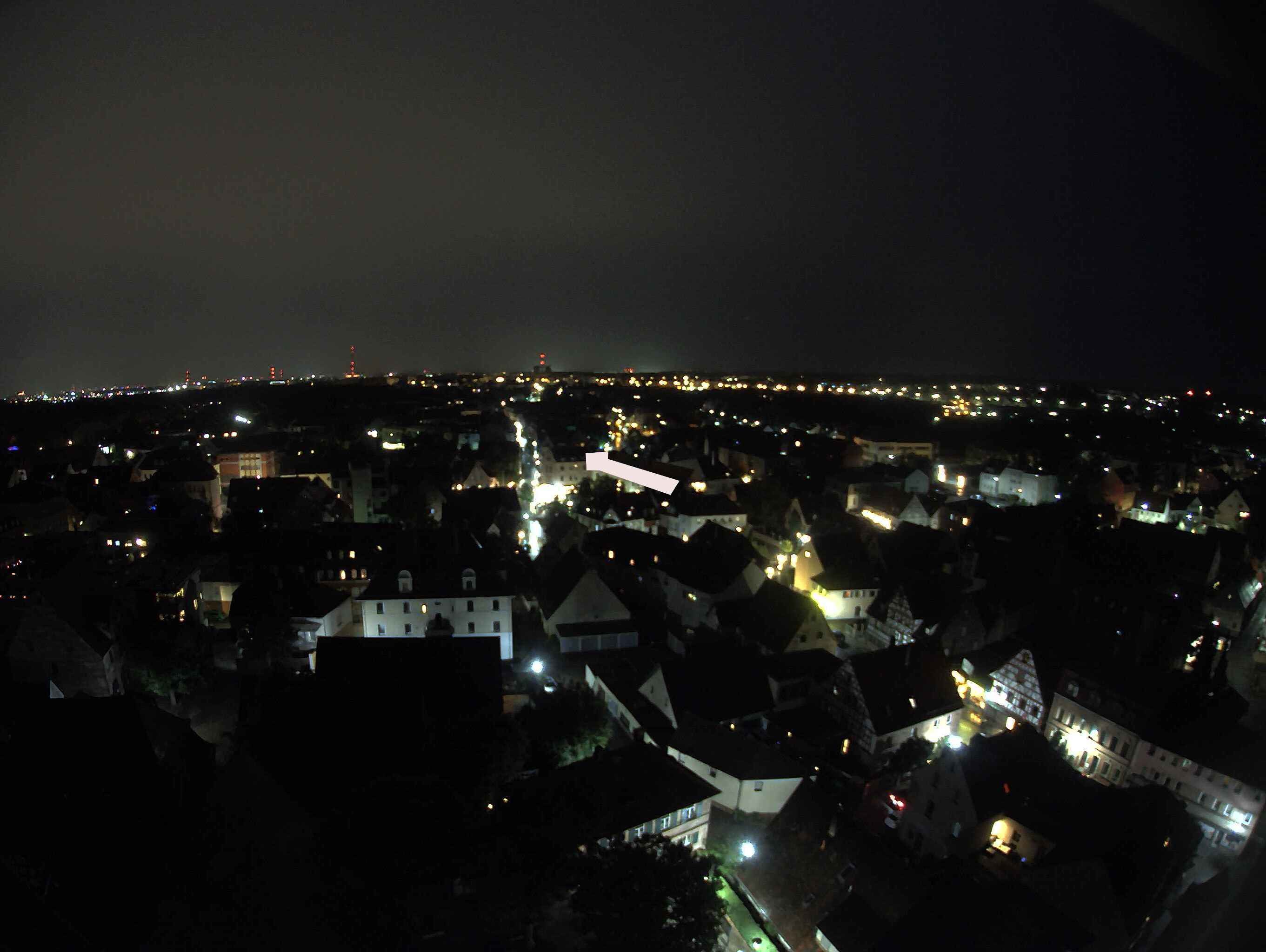 Archiv Foto Webcam Blick auf den Marktplatz von Zirndorf