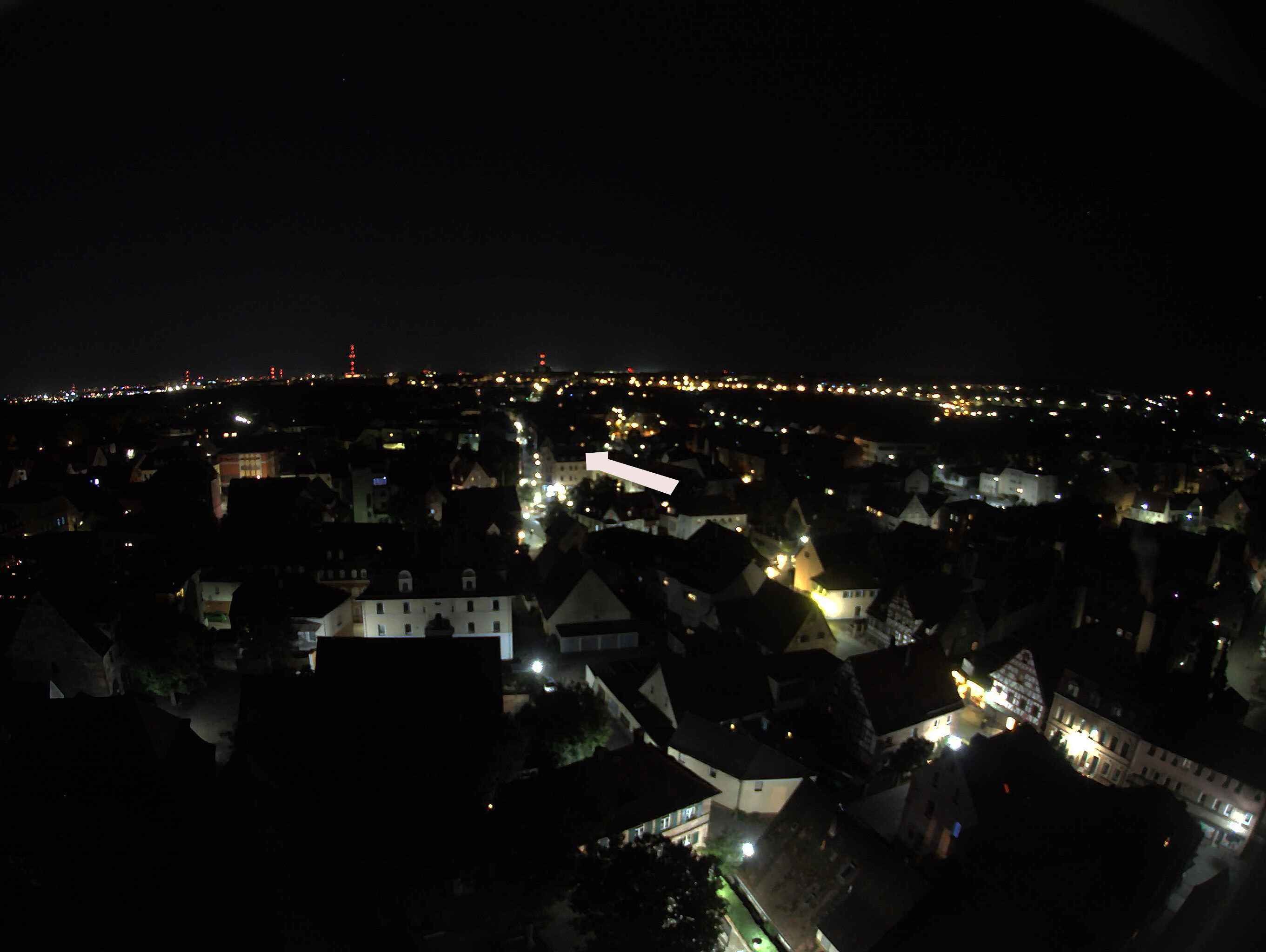 Archiv Foto Webcam Blick auf den Marktplatz von Zirndorf