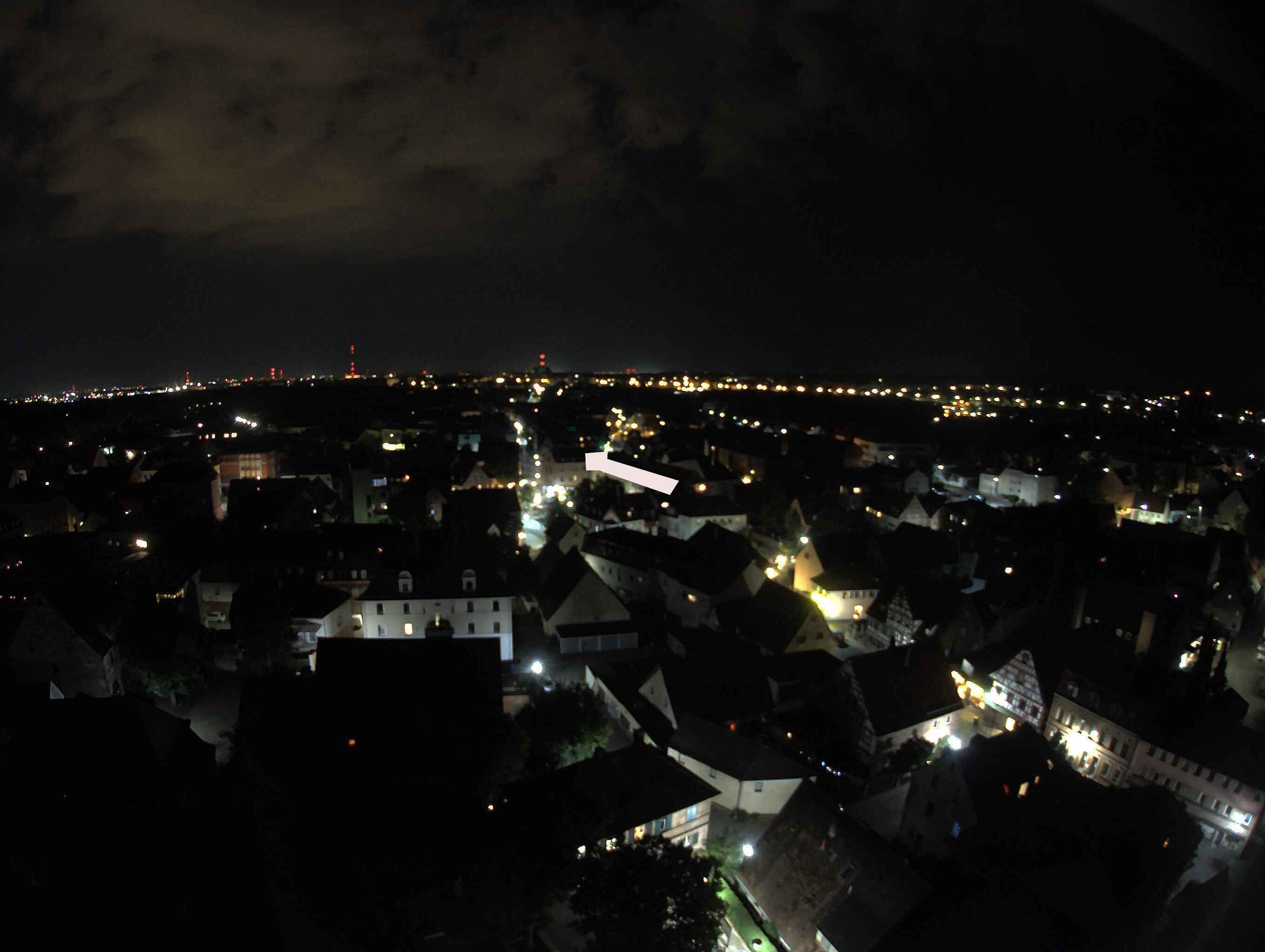 Archiv Foto Webcam Blick auf den Marktplatz von Zirndorf