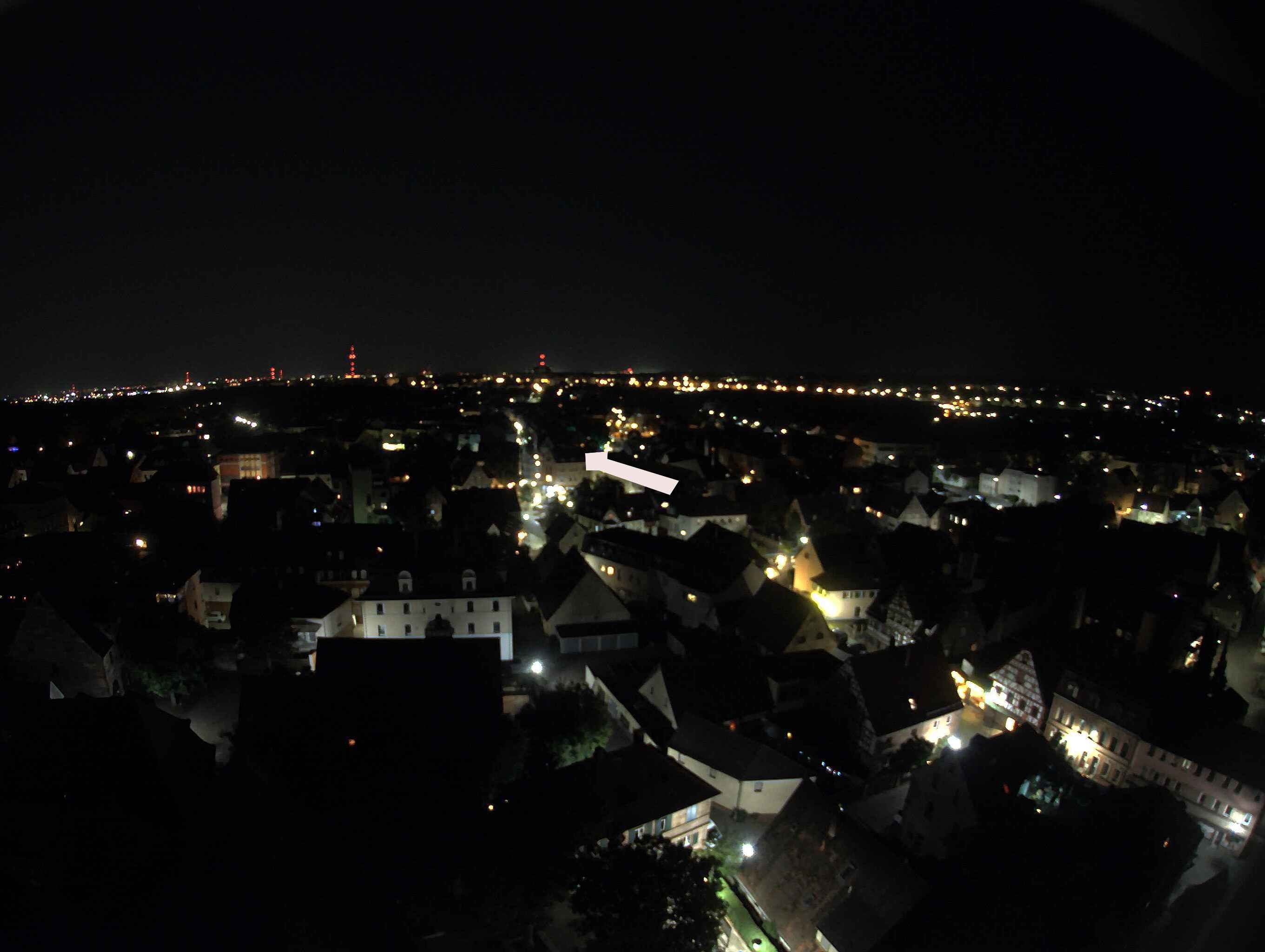 Archiv Foto Webcam Blick auf den Marktplatz von Zirndorf