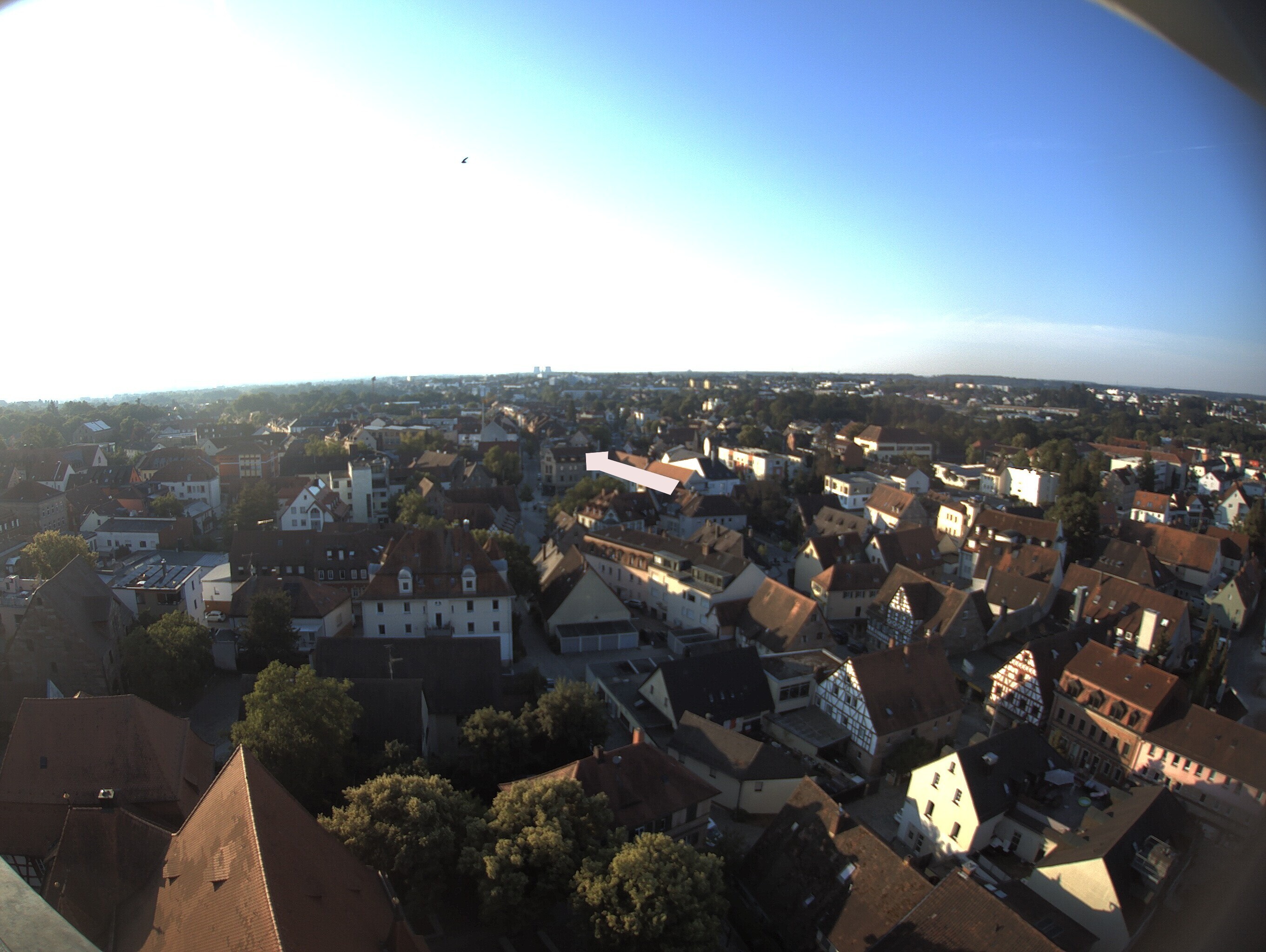 Archiv Foto Webcam Blick auf den Marktplatz von Zirndorf