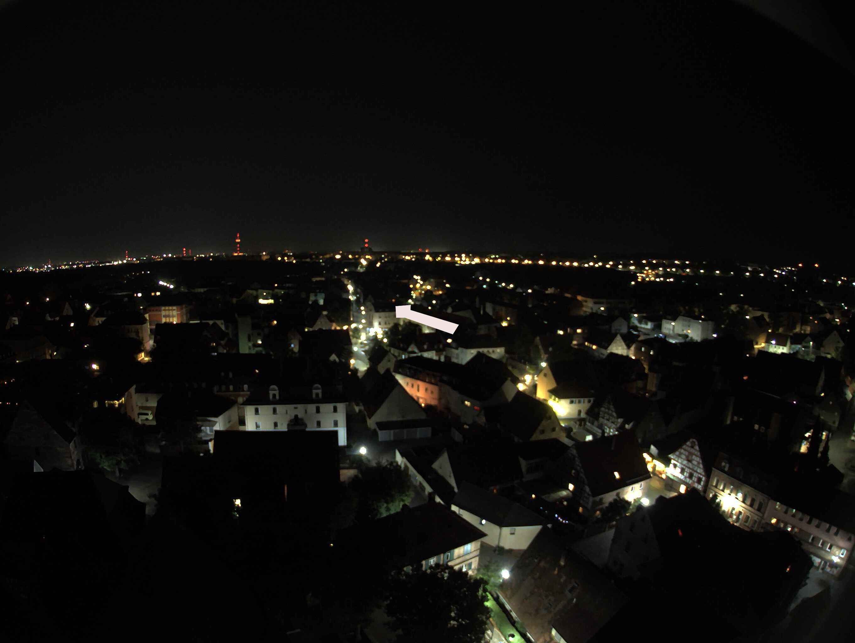Archiv Foto Webcam Blick auf den Marktplatz von Zirndorf