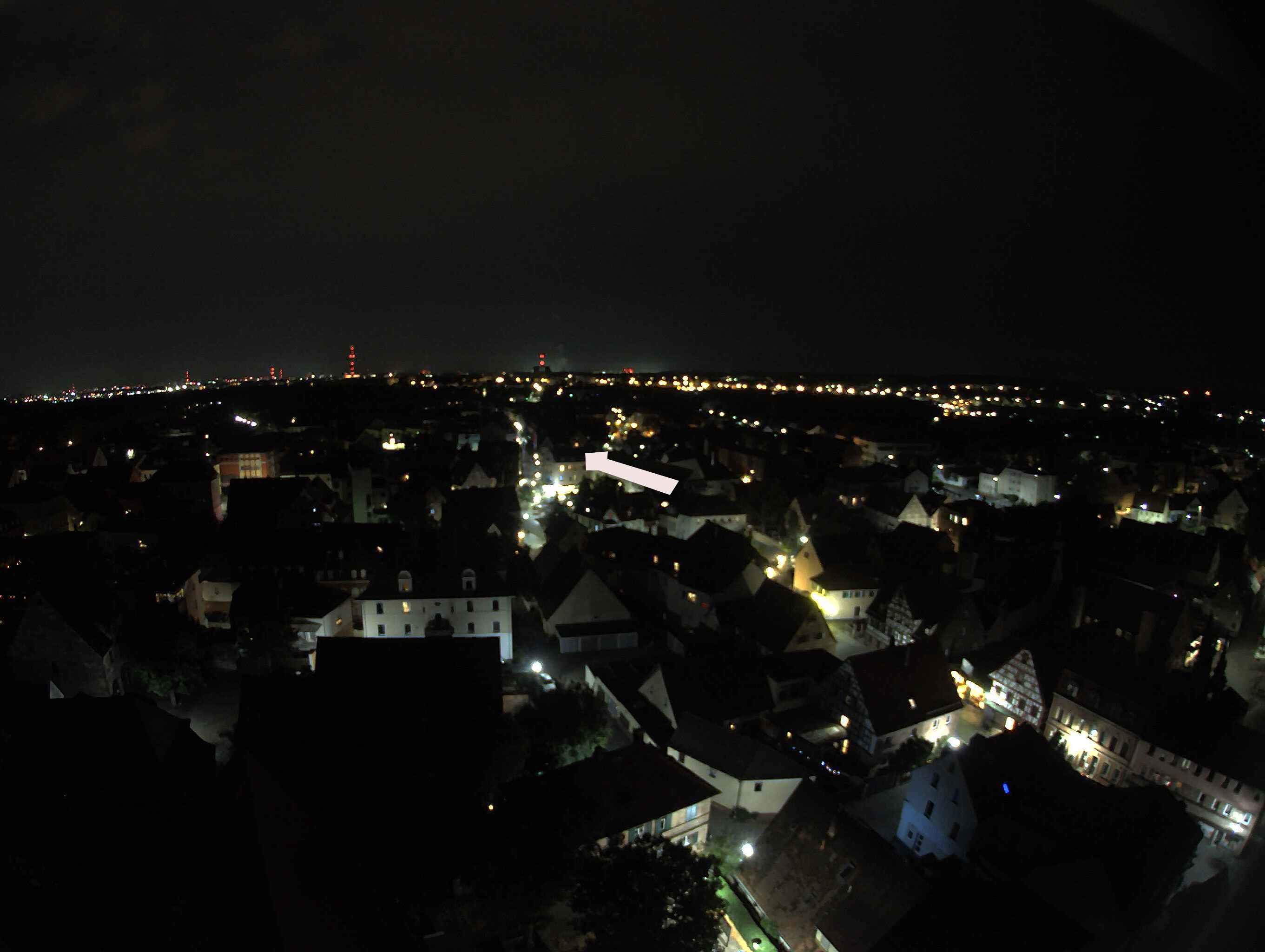 Archiv Foto Webcam Blick auf den Marktplatz von Zirndorf