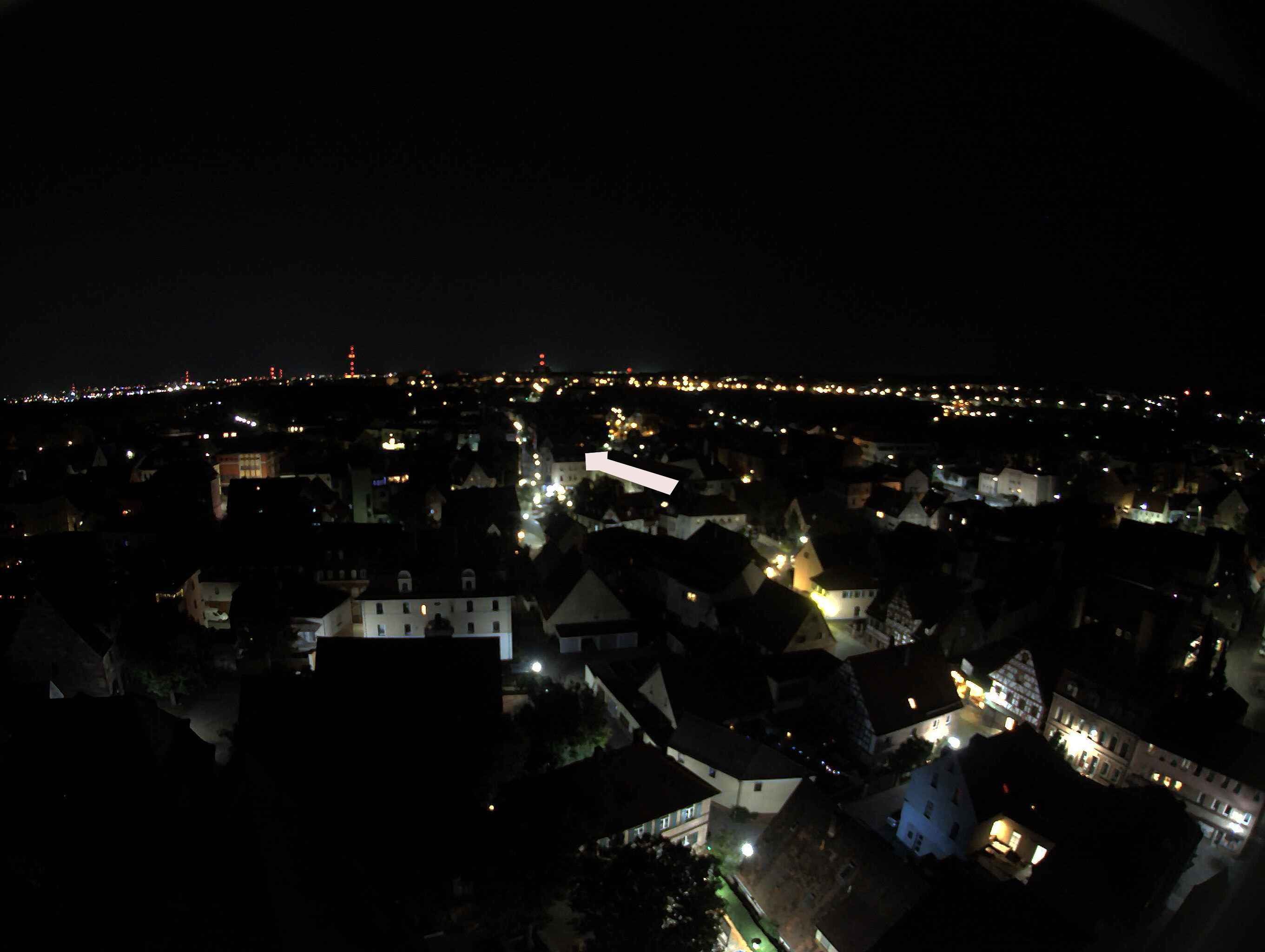 Archiv Foto Webcam Blick auf den Marktplatz von Zirndorf