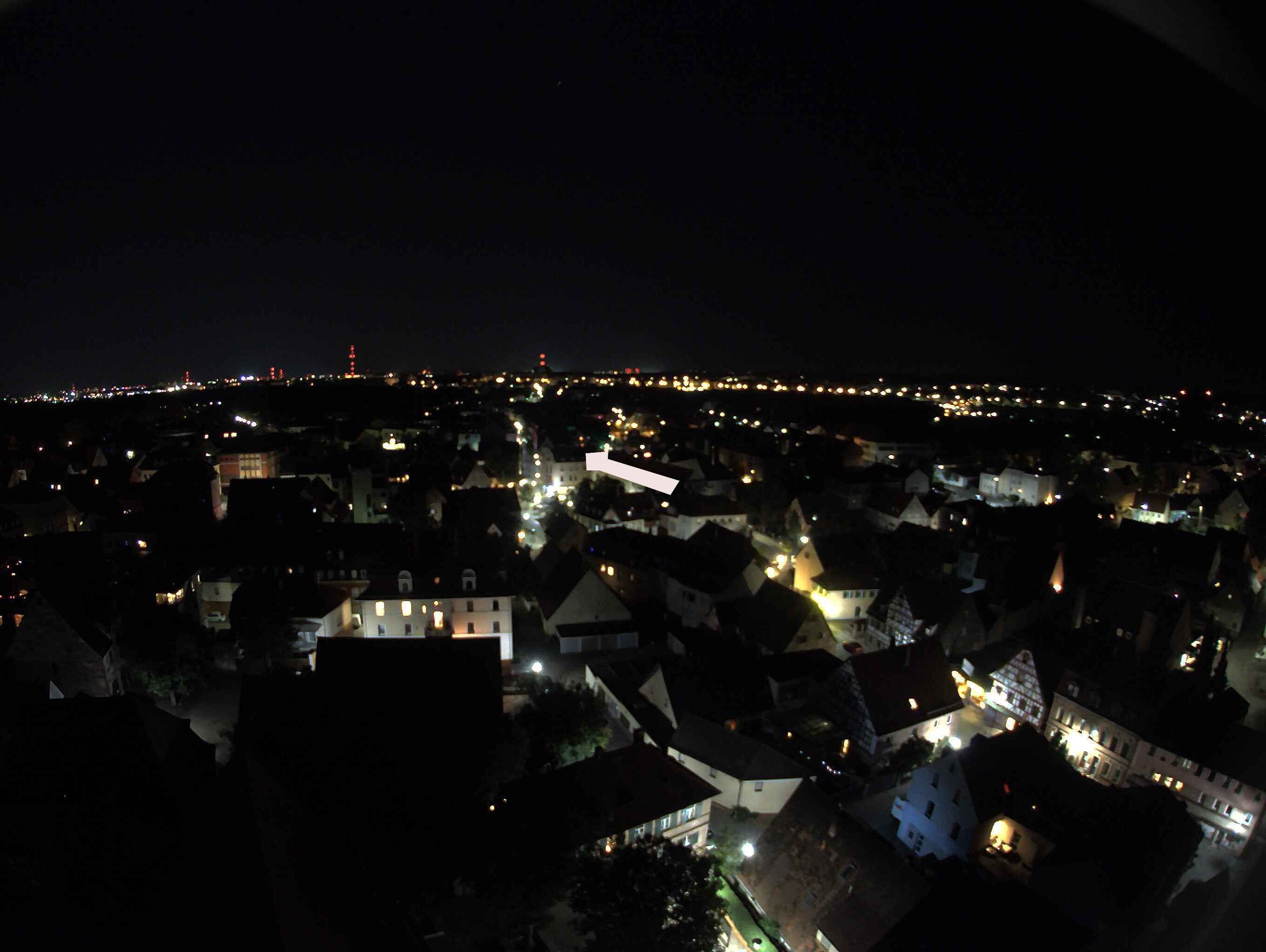 Archiv Foto Webcam Blick auf den Marktplatz von Zirndorf