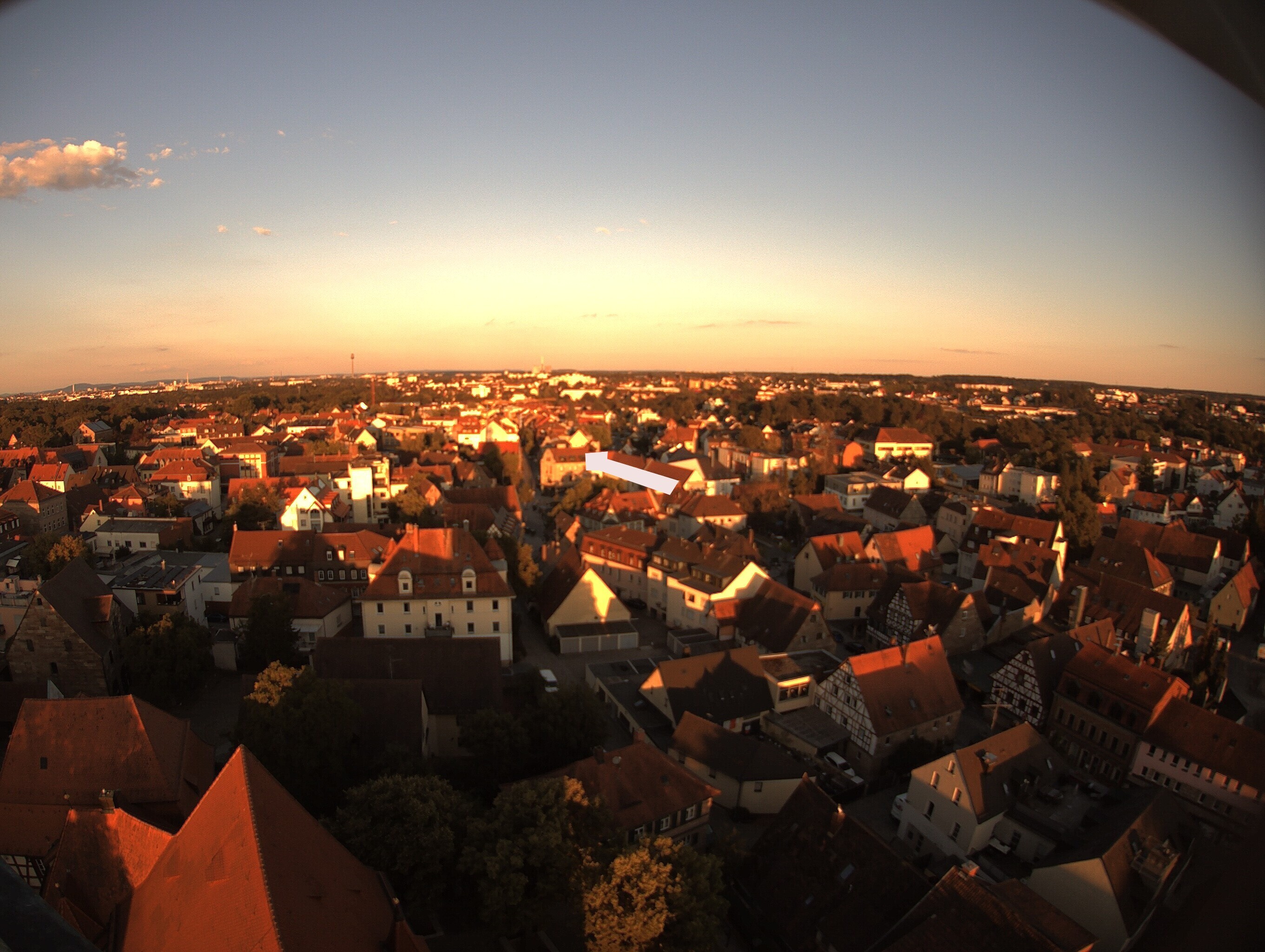 Archiv Foto Webcam Blick auf den Marktplatz von Zirndorf