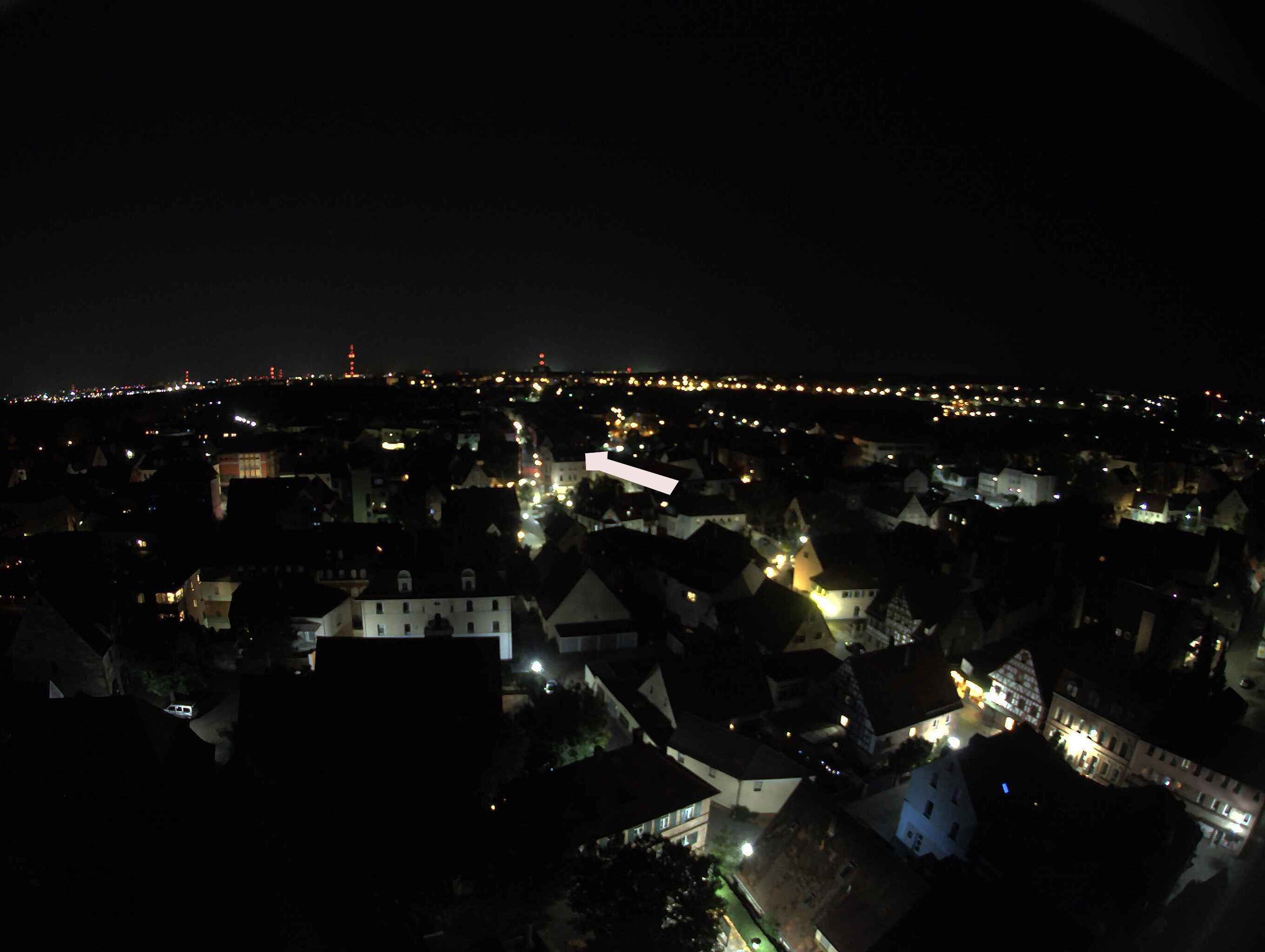 Archiv Foto Webcam Blick auf den Marktplatz von Zirndorf