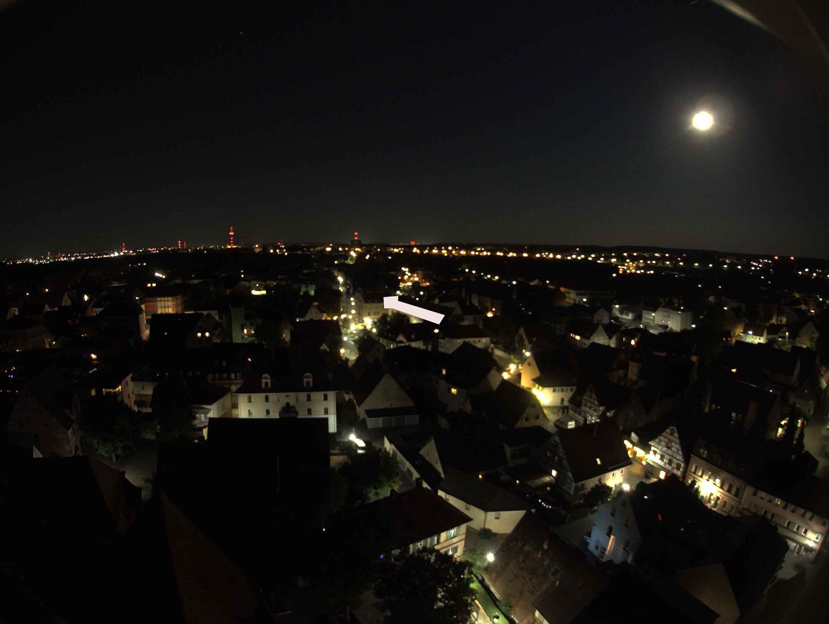 Archiv Foto Webcam Blick auf den Marktplatz von Zirndorf