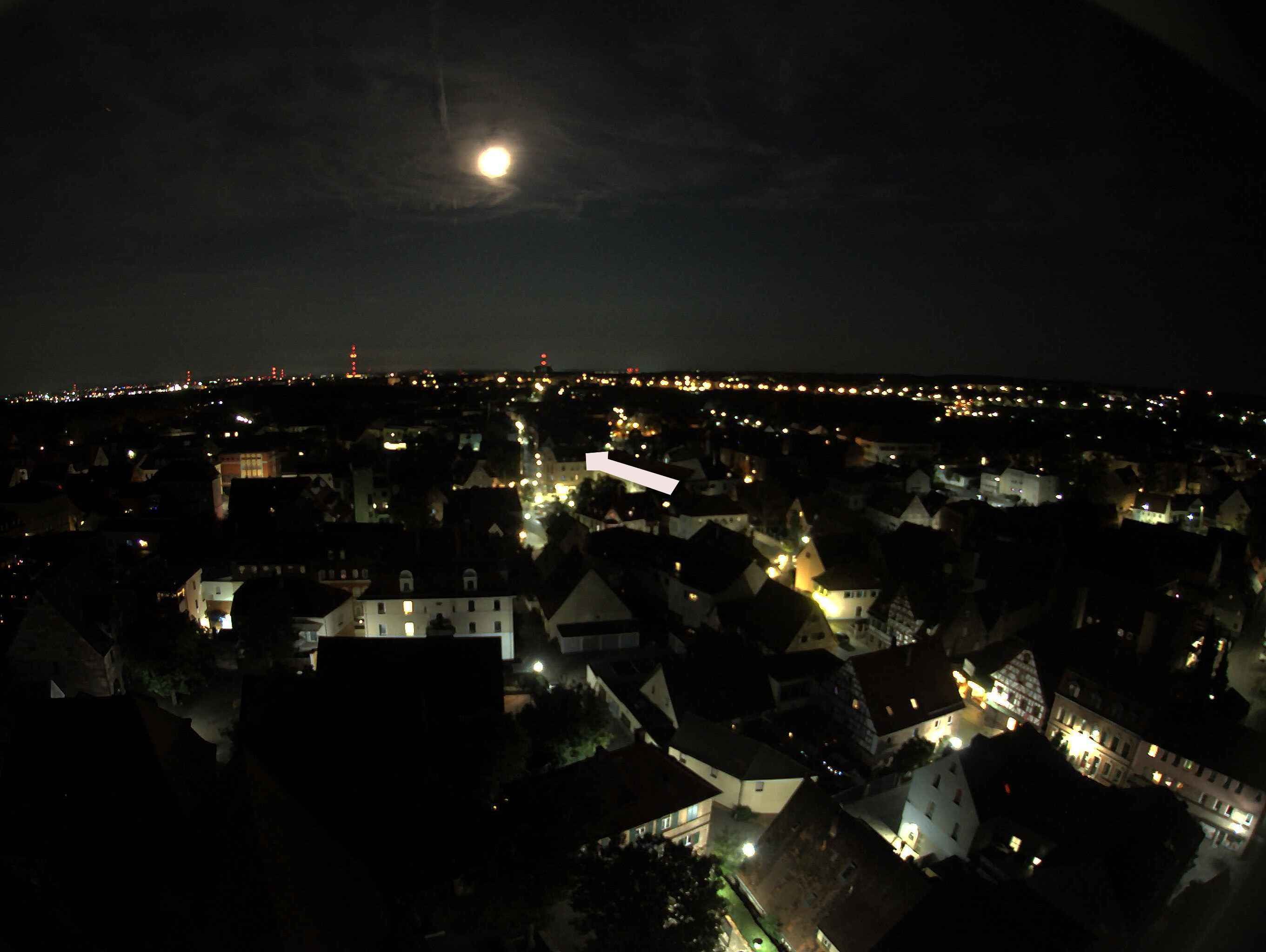 Archiv Foto Webcam Blick auf den Marktplatz von Zirndorf