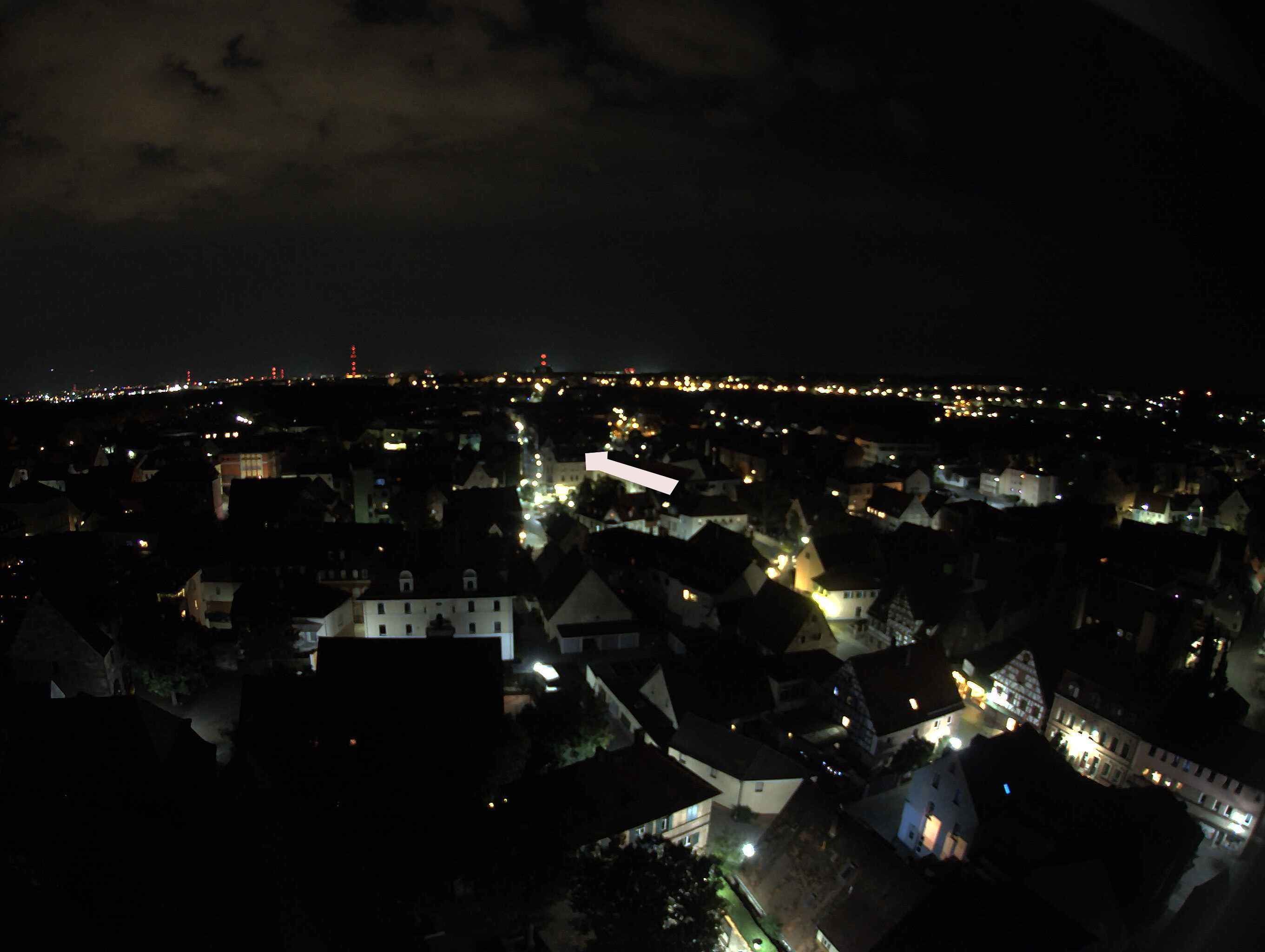Archiv Foto Webcam Blick auf den Marktplatz von Zirndorf