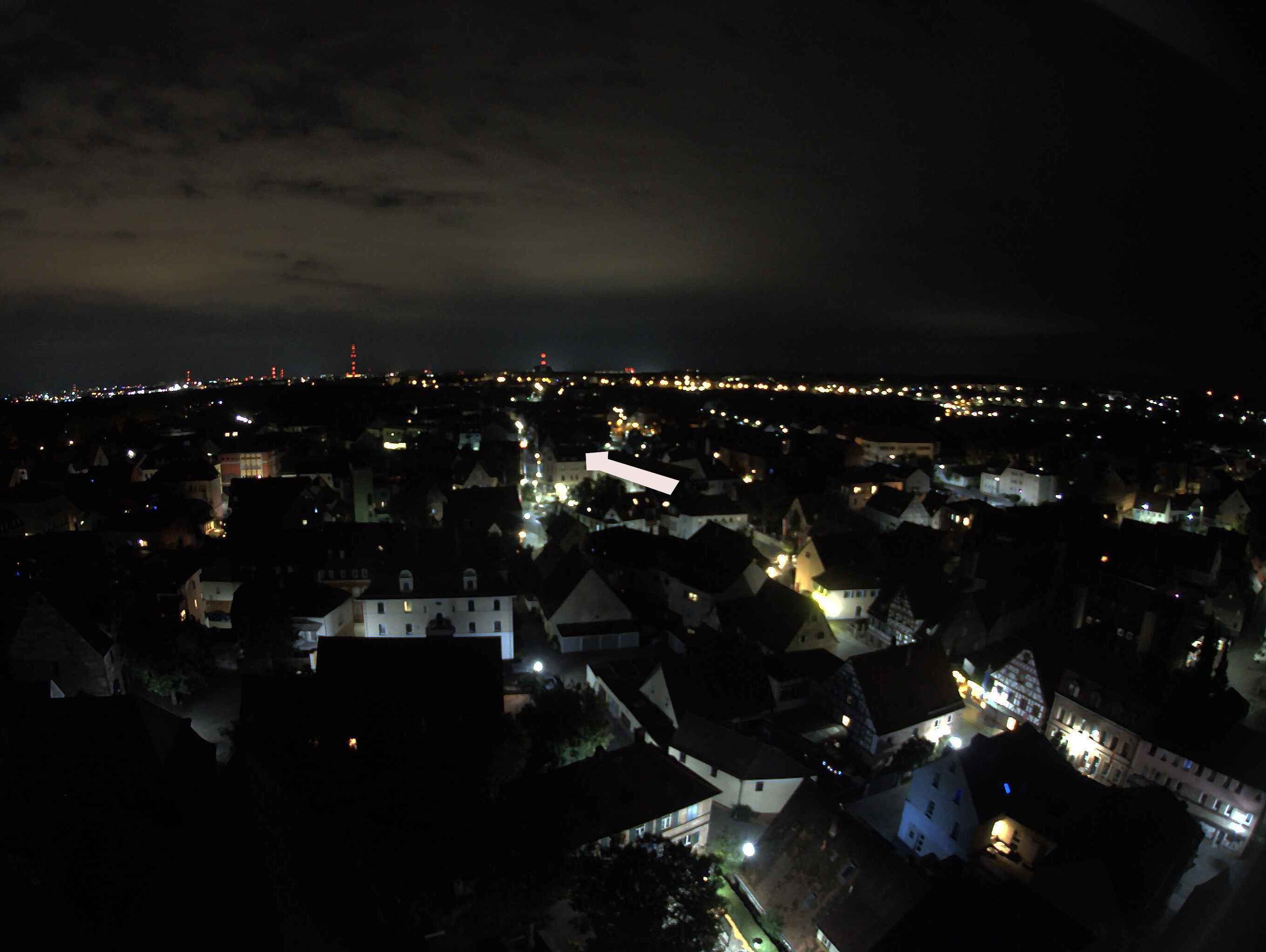 Archiv Foto Webcam Blick auf den Marktplatz von Zirndorf