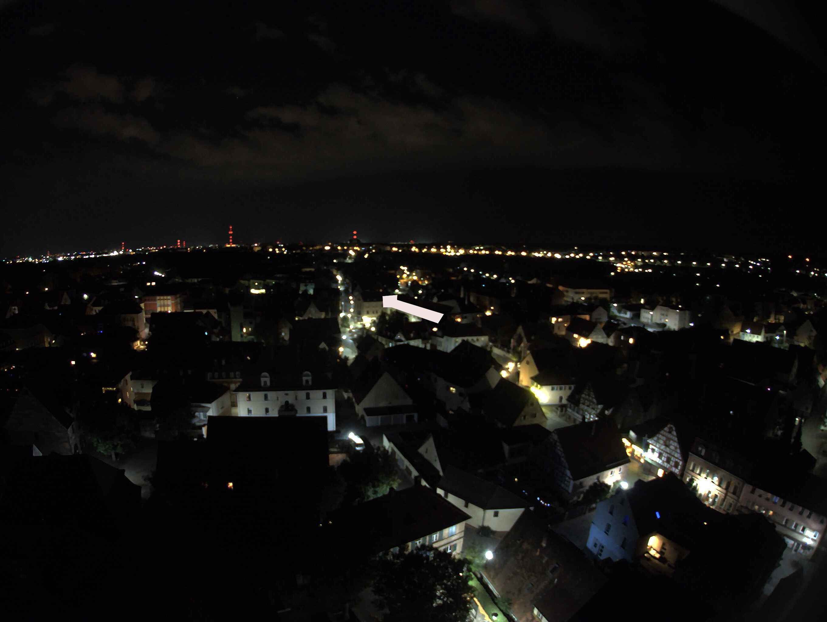 Archiv Foto Webcam Blick auf den Marktplatz von Zirndorf