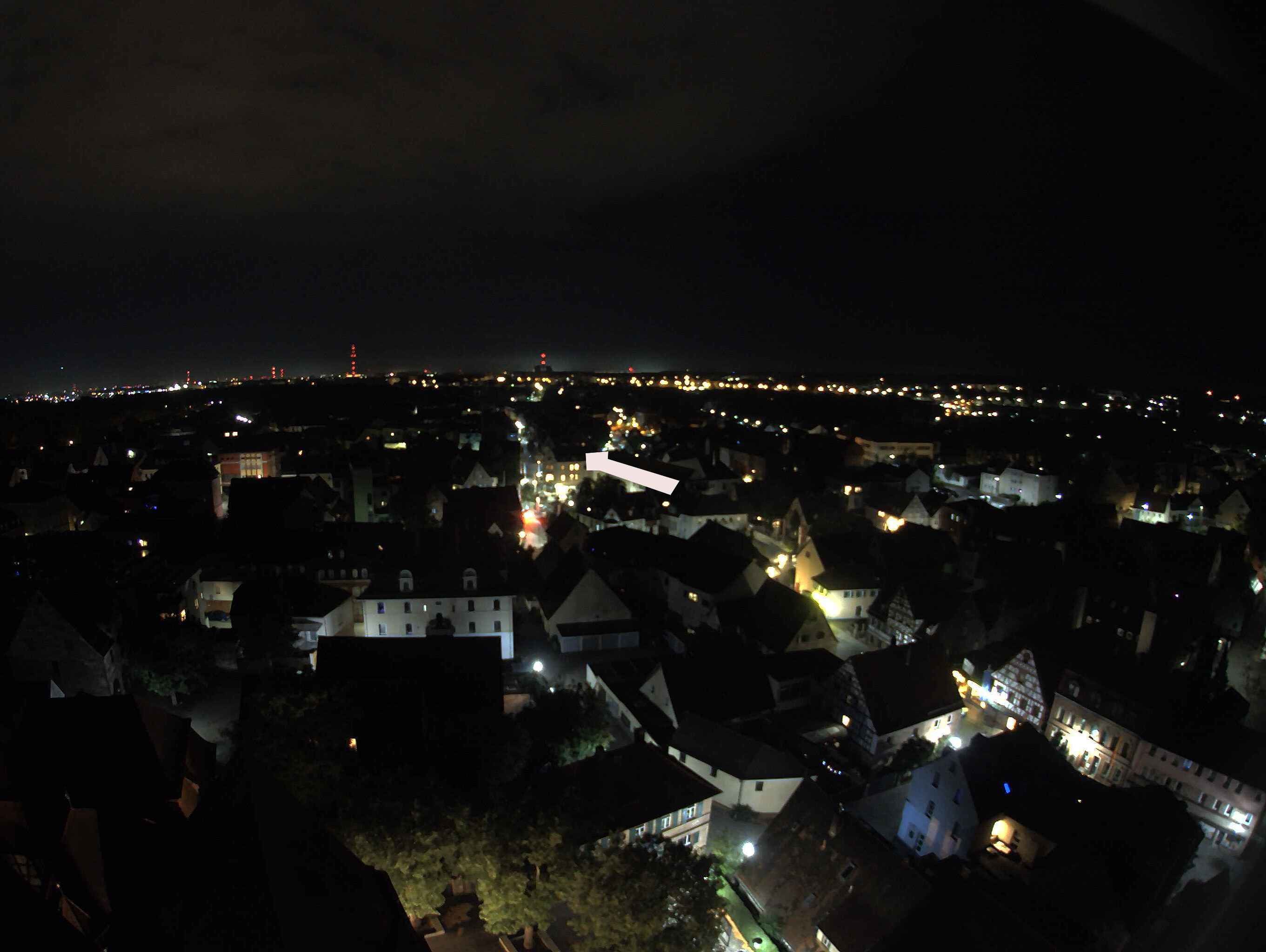 Archiv Foto Webcam Blick auf den Marktplatz von Zirndorf